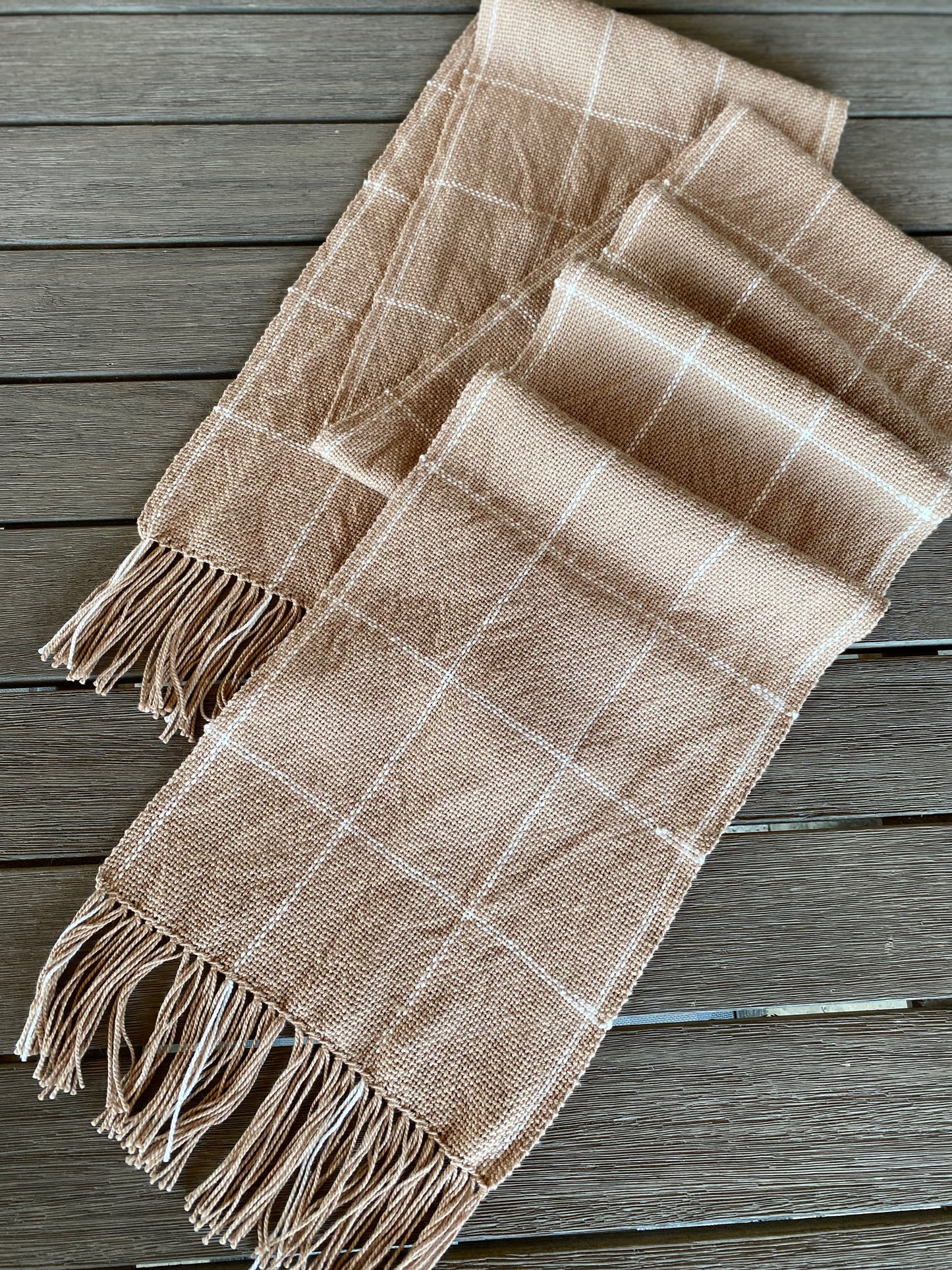 Rigid Heddle Weaving Pattern - Windowpane Scarf