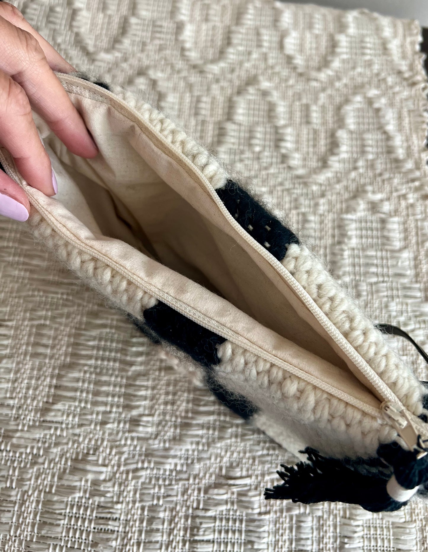 Blockprint Clutch