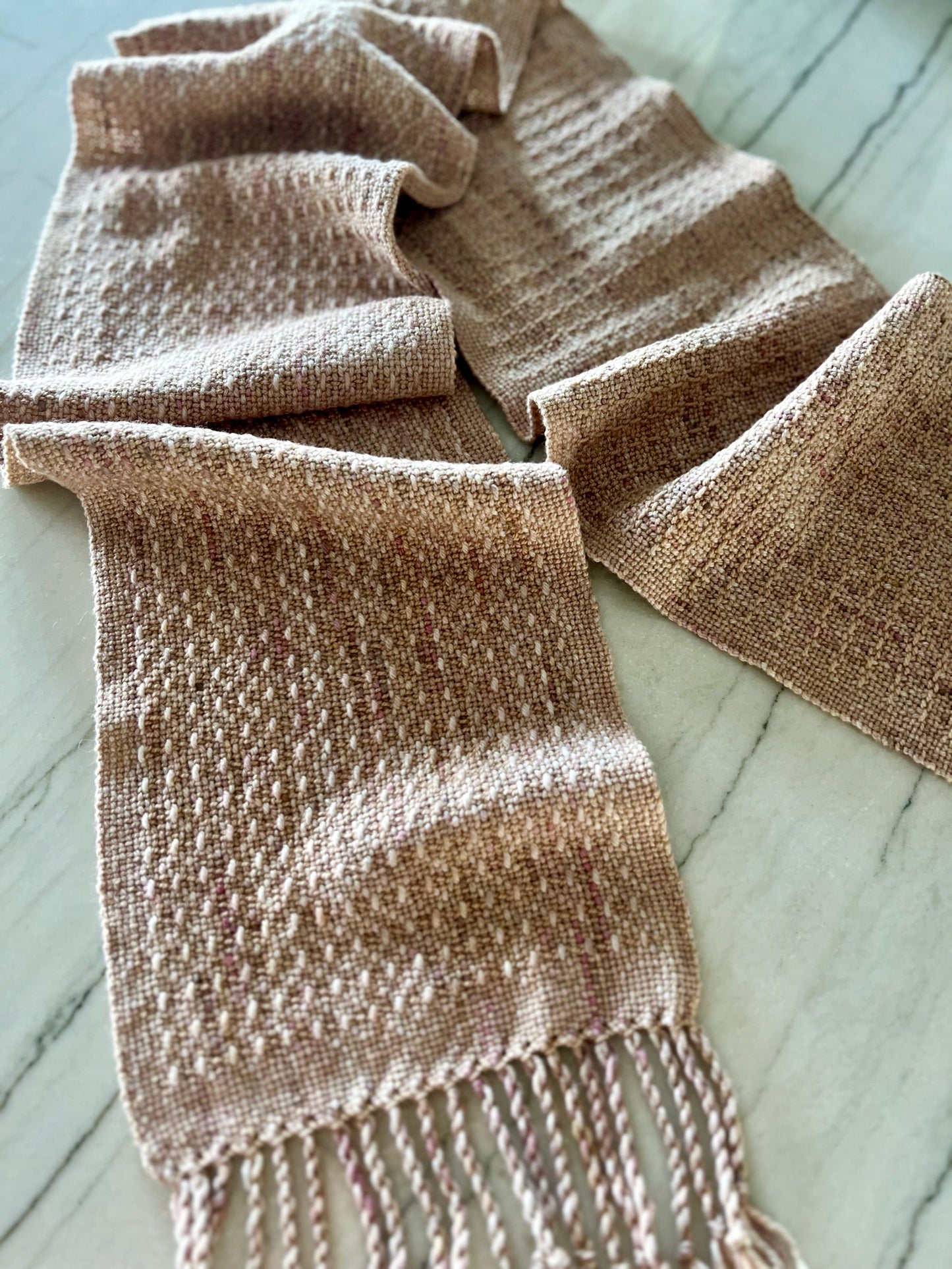 Rigid Heddle Weaving Pattern - Hagelslag Scarf