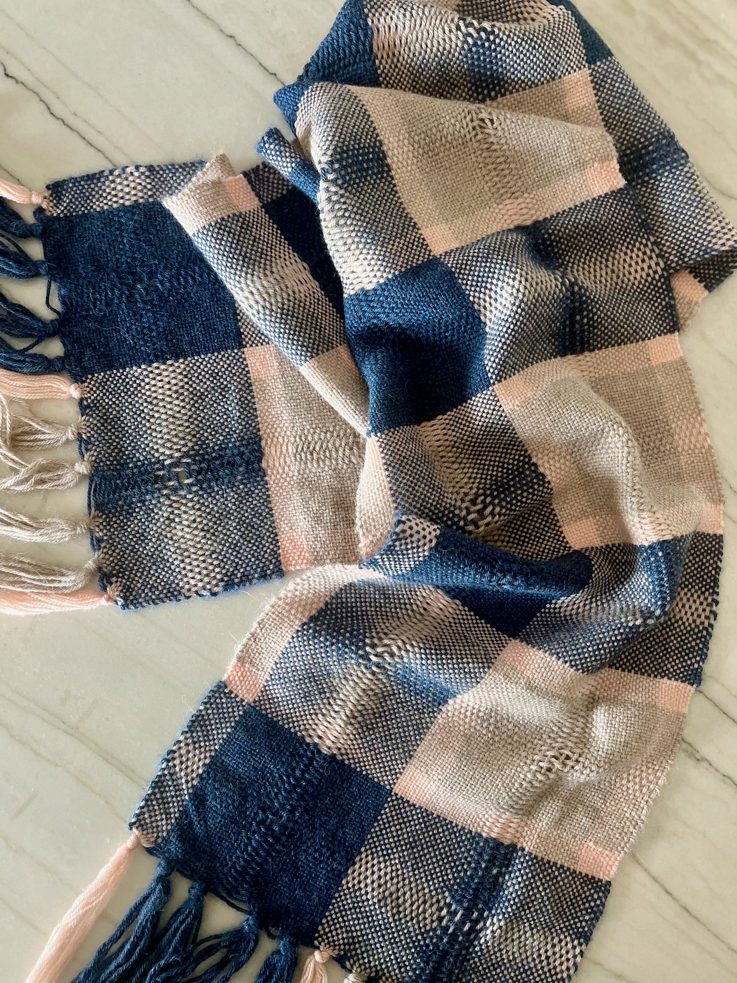 Rigid Heddle Weaving Pattern PDF - Ripley Plaid Scarf