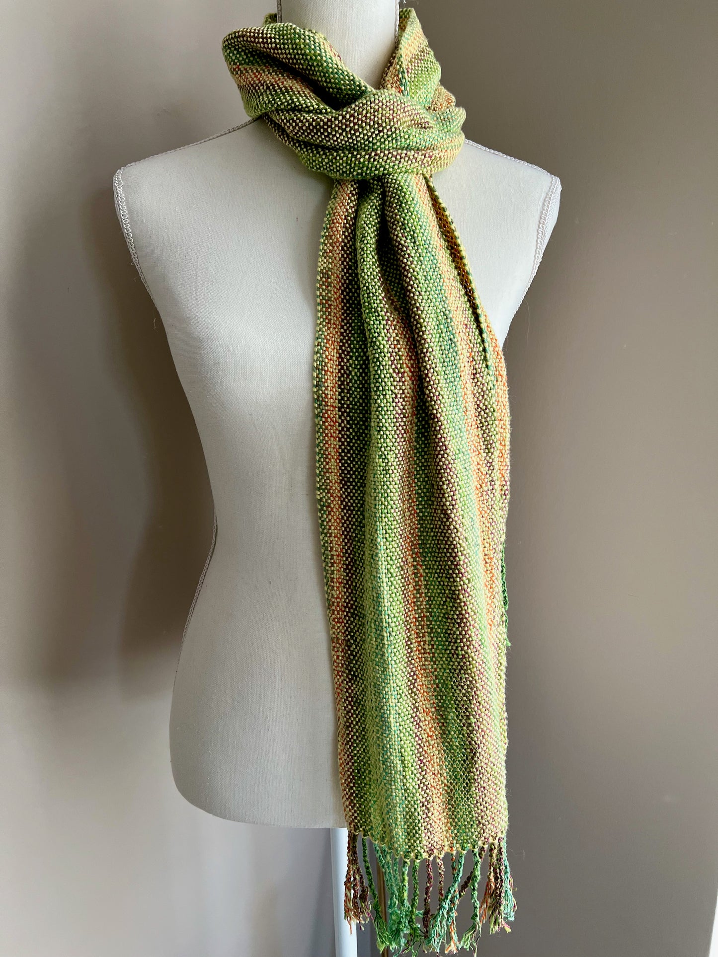 Garden Stripes Bamboo Scarf