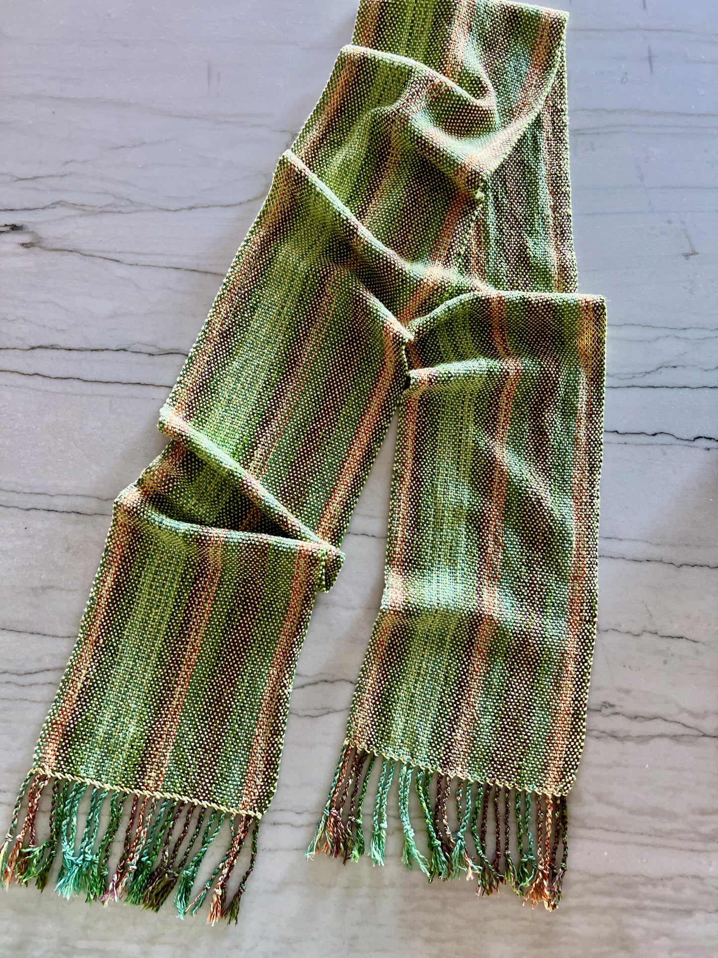 Garden Stripes Bamboo Scarf