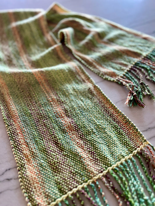 Garden Stripes Bamboo Scarf