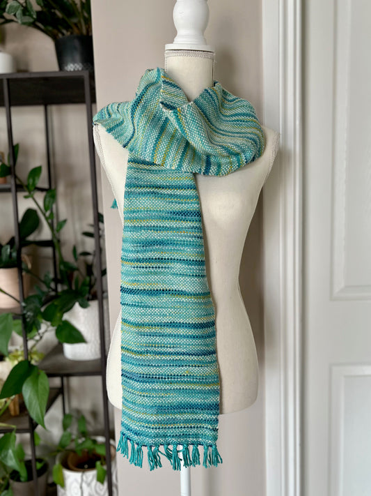 Marella Alapaca & Cotton Striped Scarf