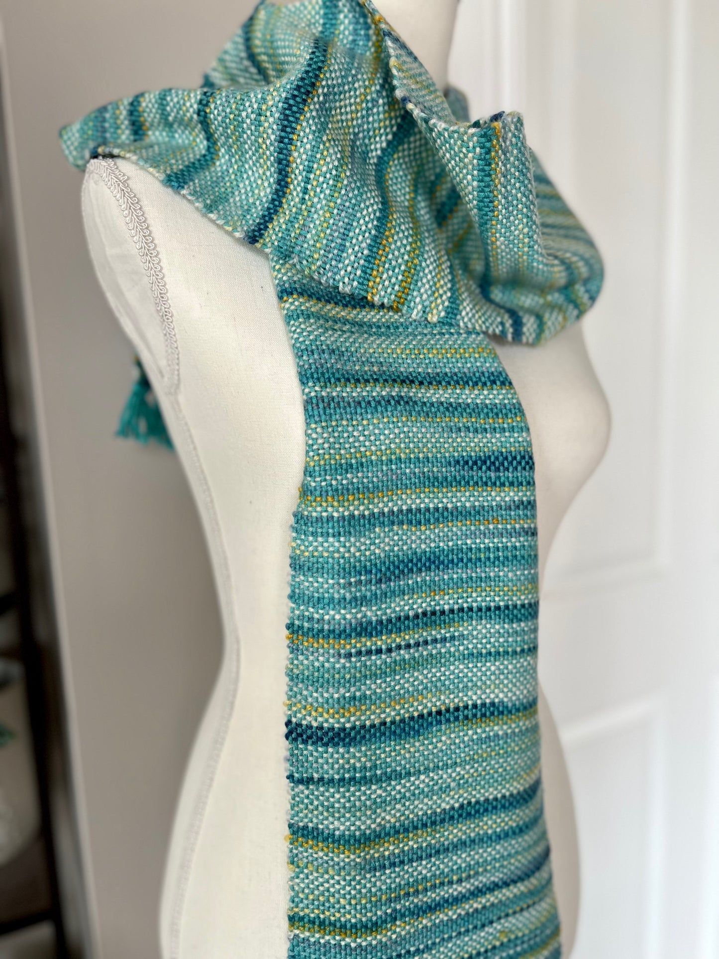 Marella Alapaca & Cotton Striped Scarf