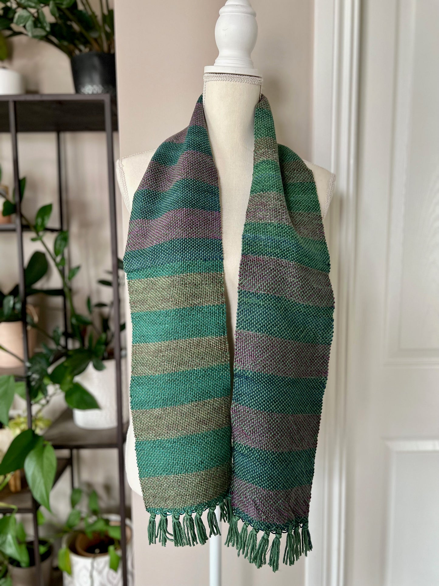 Hunter Skinny Striped Scarf