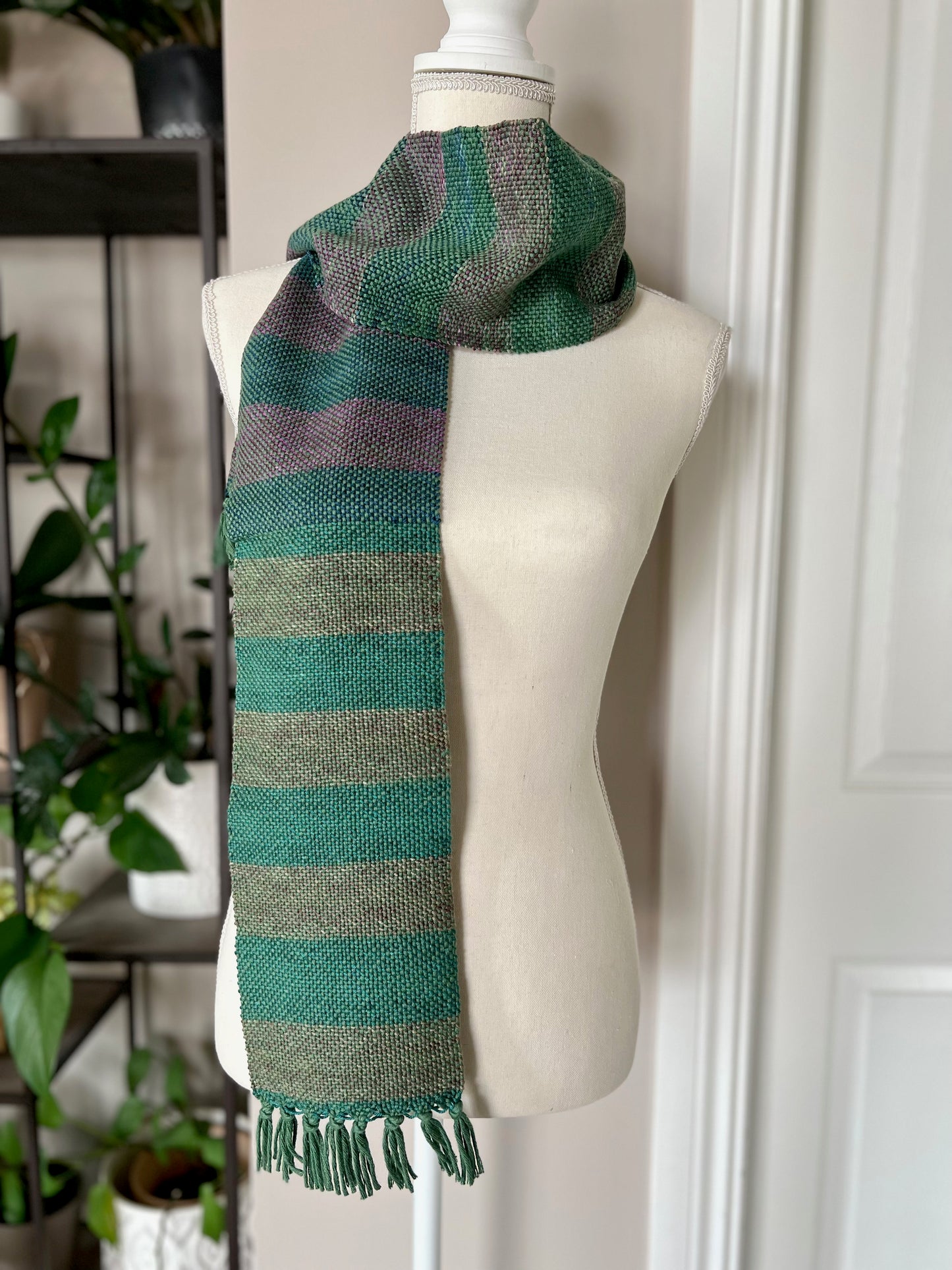 Hunter Skinny Striped Scarf