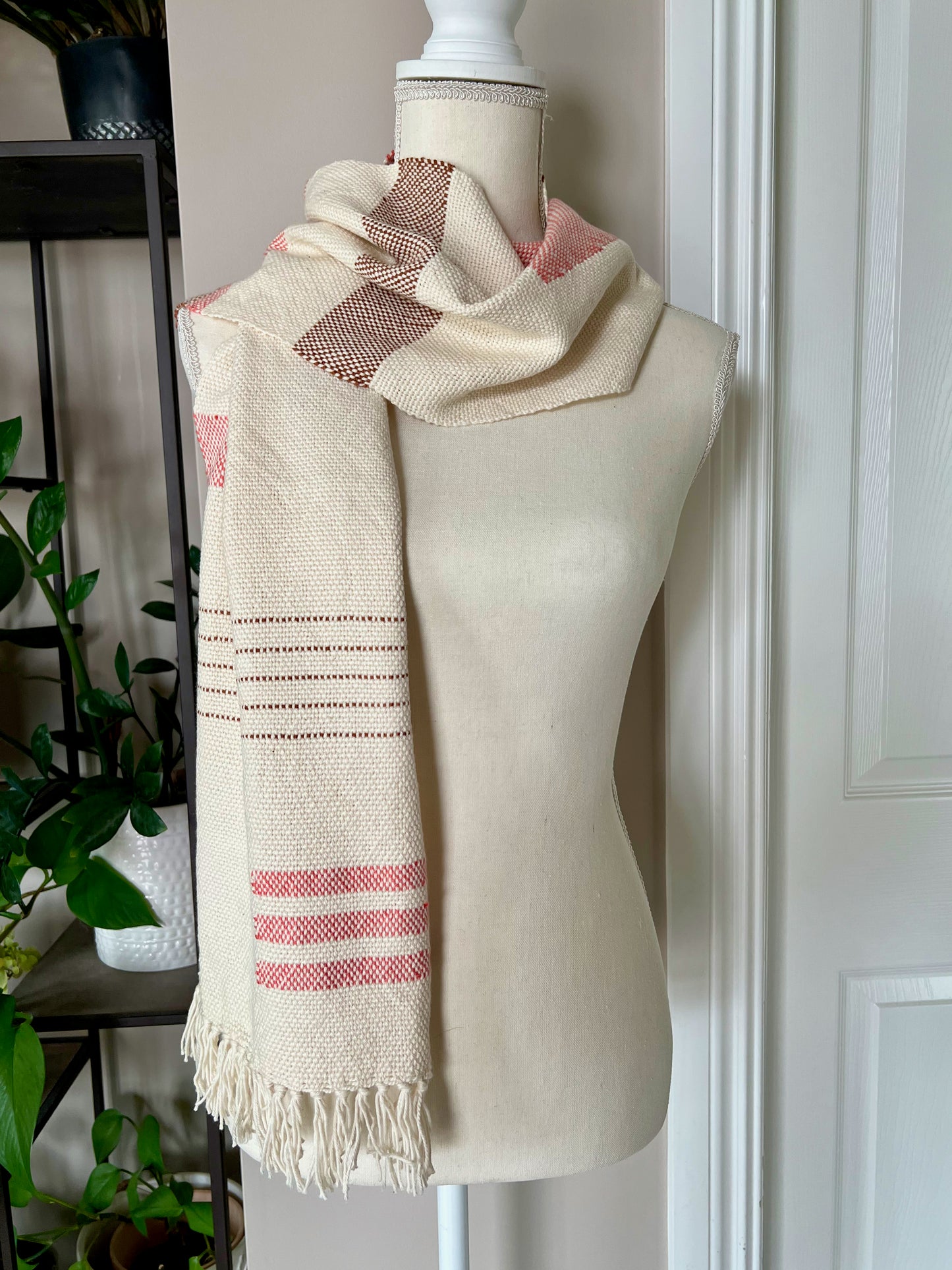 Squared Stripes & Blocks Scarf