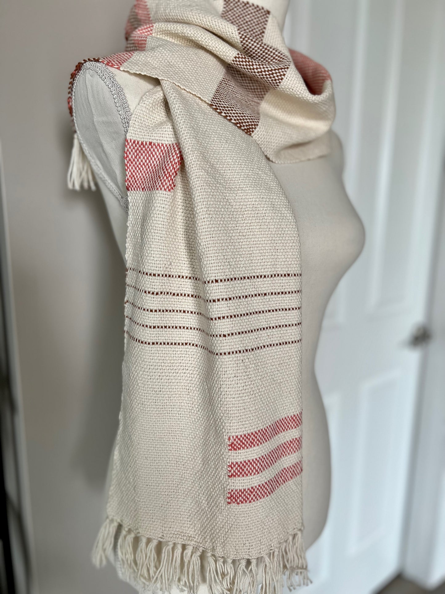 Squared Stripes & Blocks Scarf