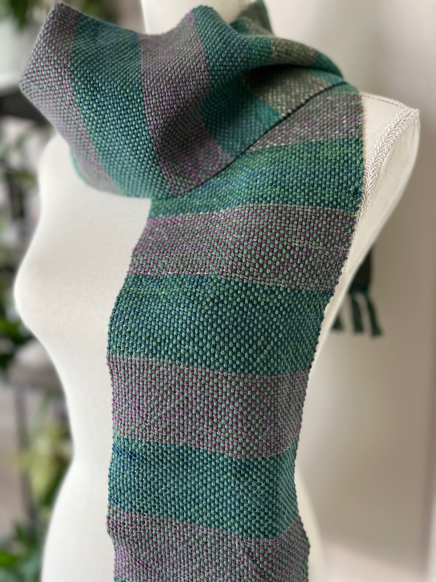 Hunter Skinny Striped Scarf