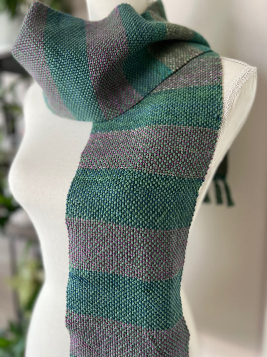 Hunter Skinny Striped Scarf