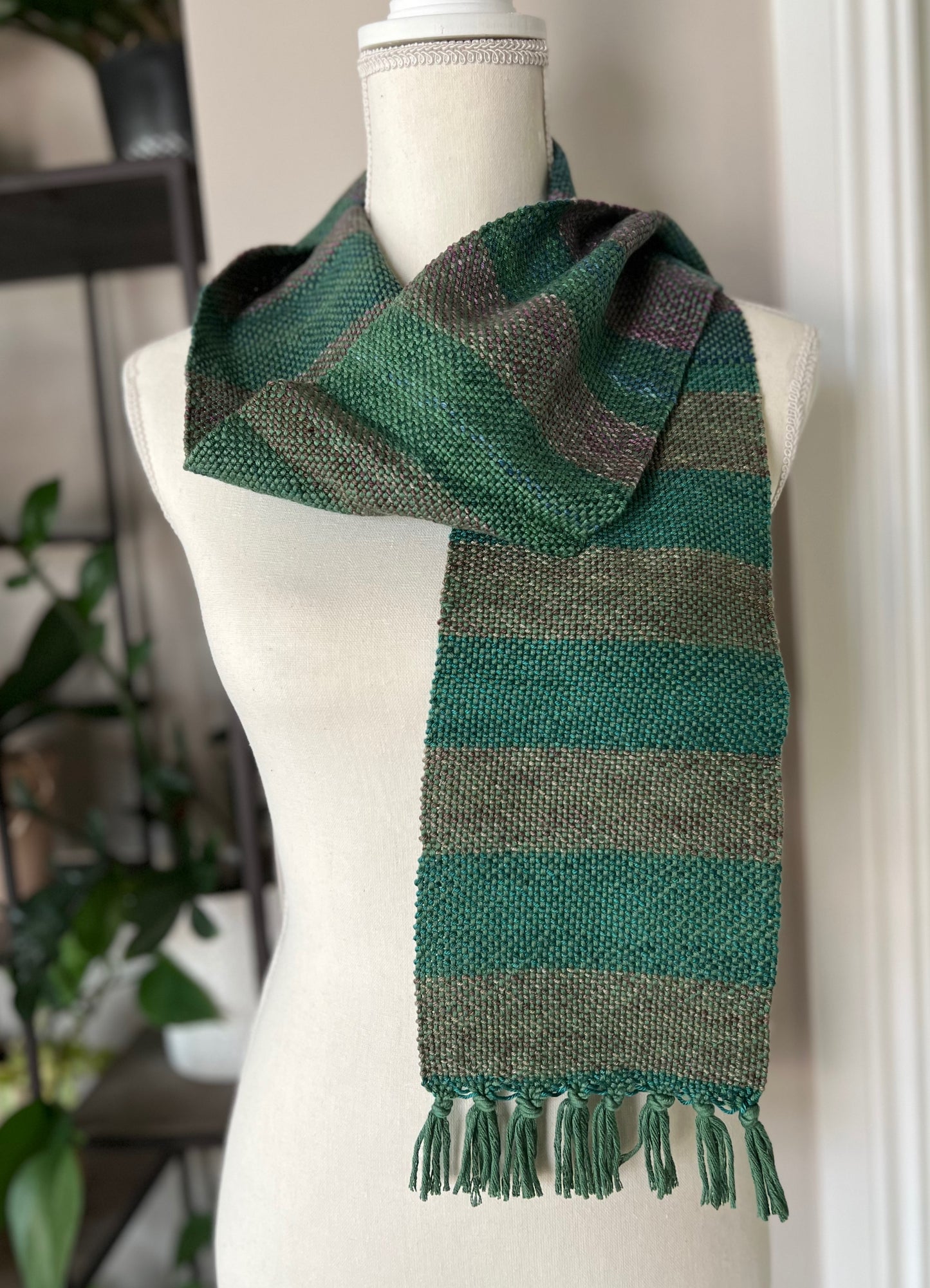 Hunter Skinny Striped Scarf