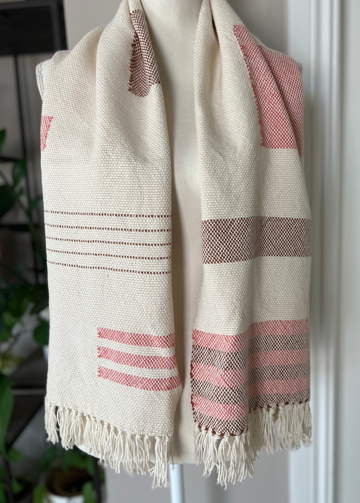 Squared Stripes & Blocks Scarf