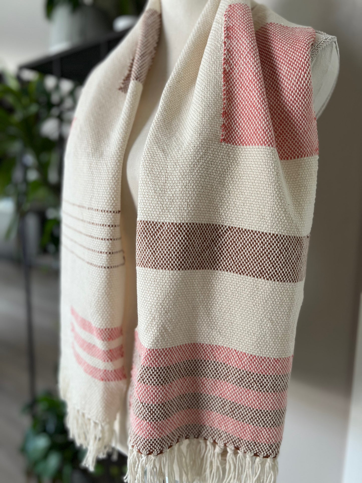 Squared Stripes & Blocks Scarf