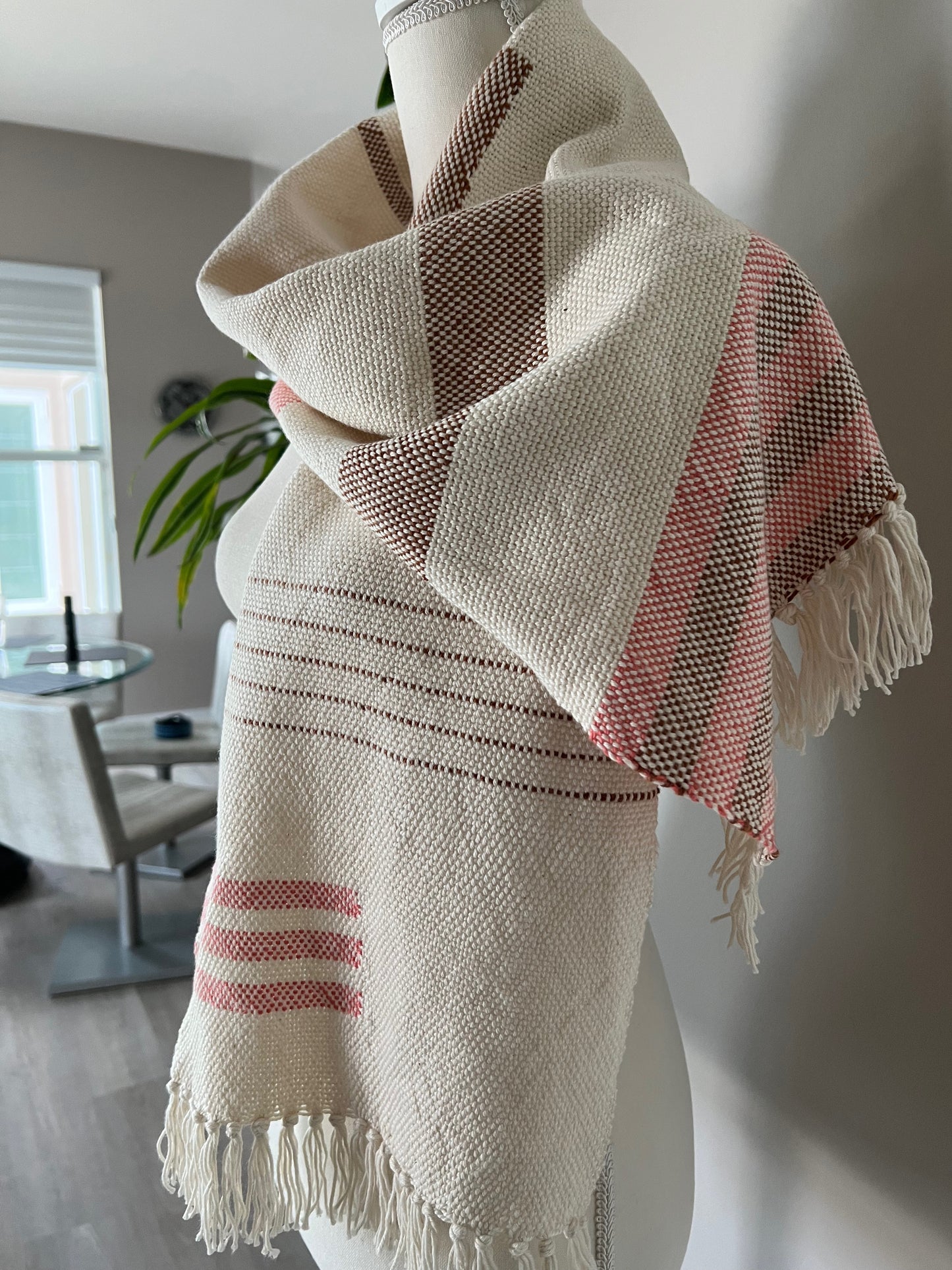 Squared Stripes & Blocks Scarf