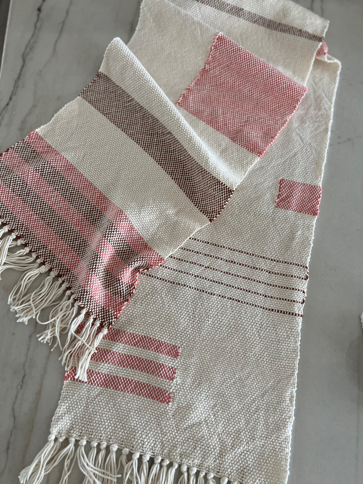 Squared Stripes & Blocks Scarf