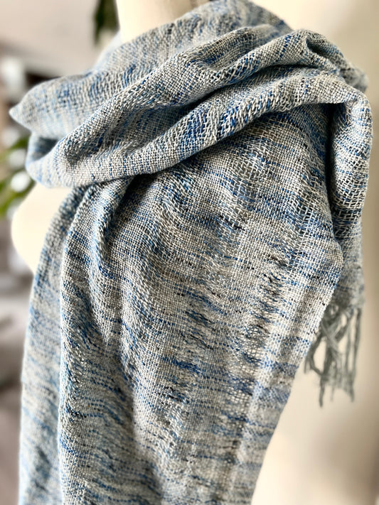 Changing Tides Silk Noil Scarf