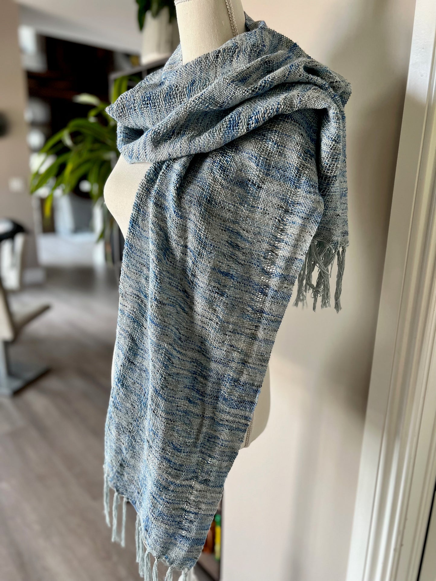 Changing Tides Silk Noil Scarf