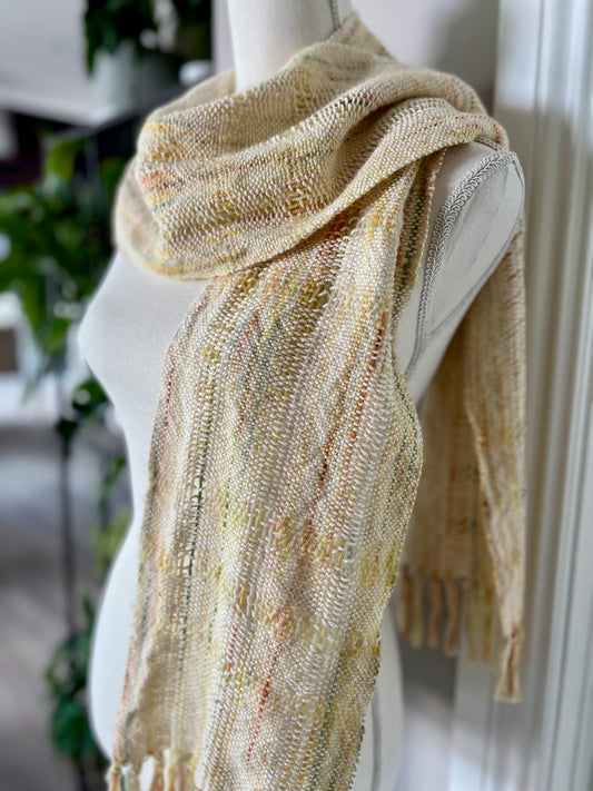 Golden Hour Baby Alpaca/Organic Cotton Scarf