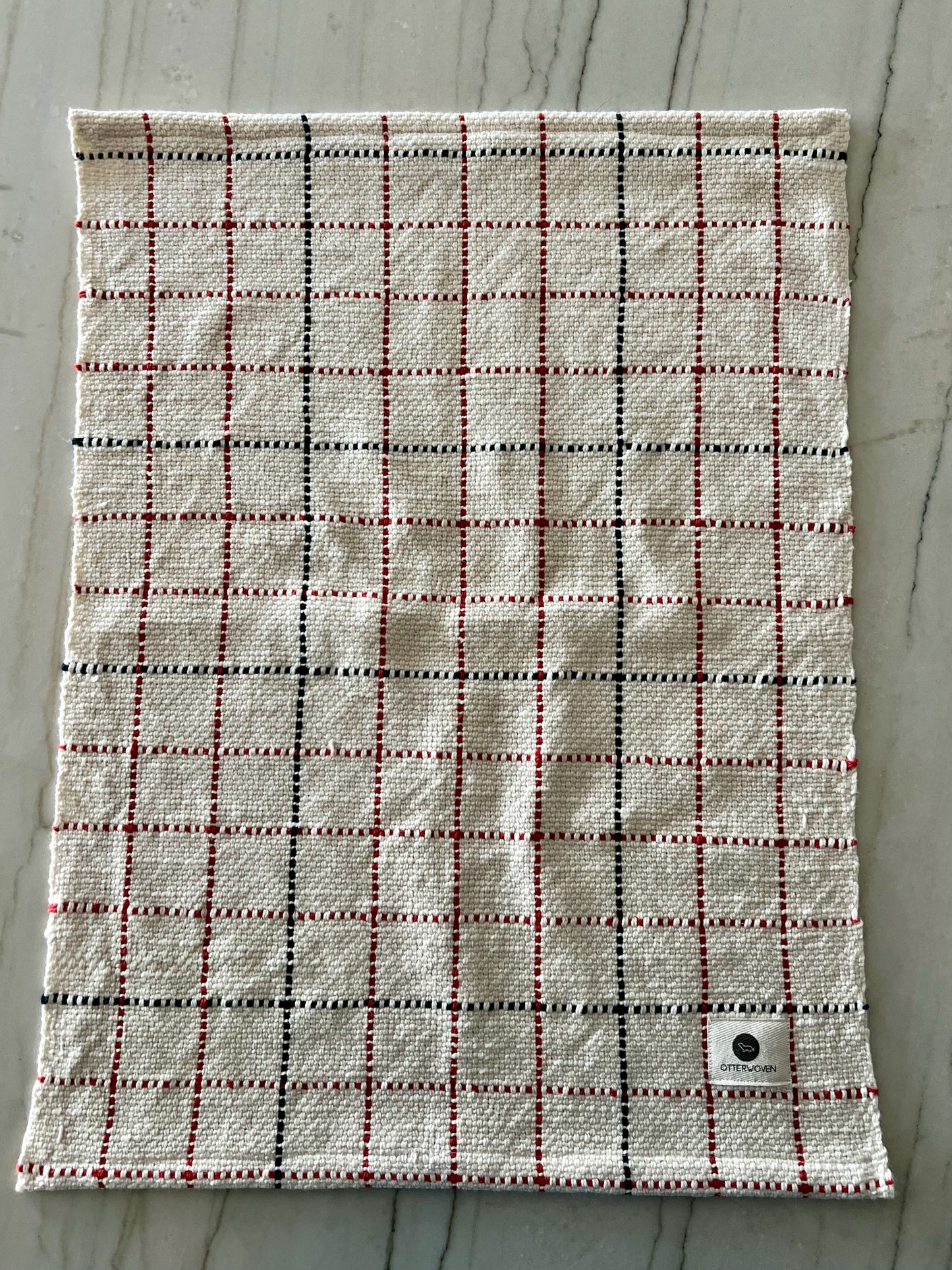 Grid Organic Cotton Slub Towels