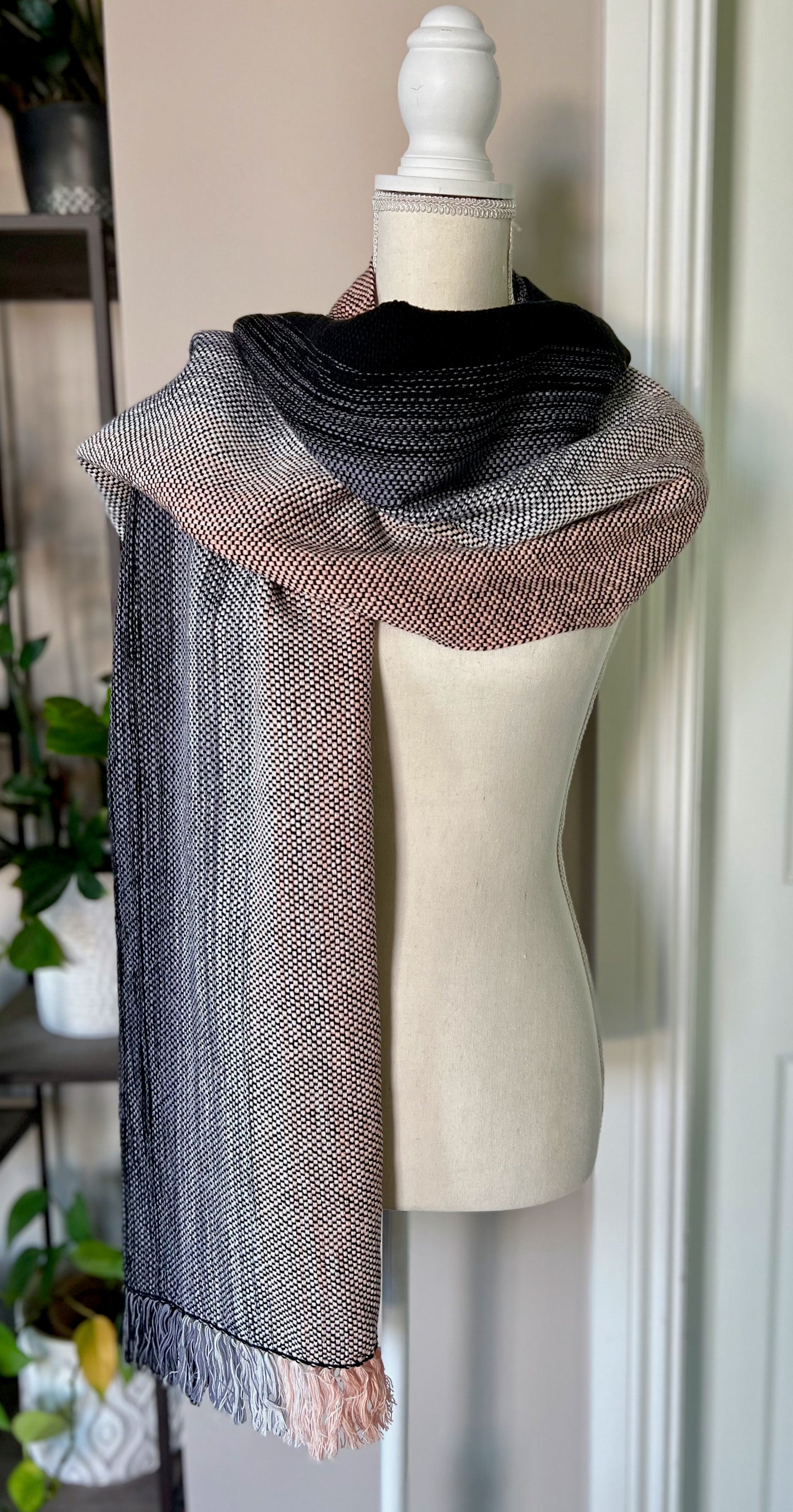 Black Swan Cotton Ombre Wrap