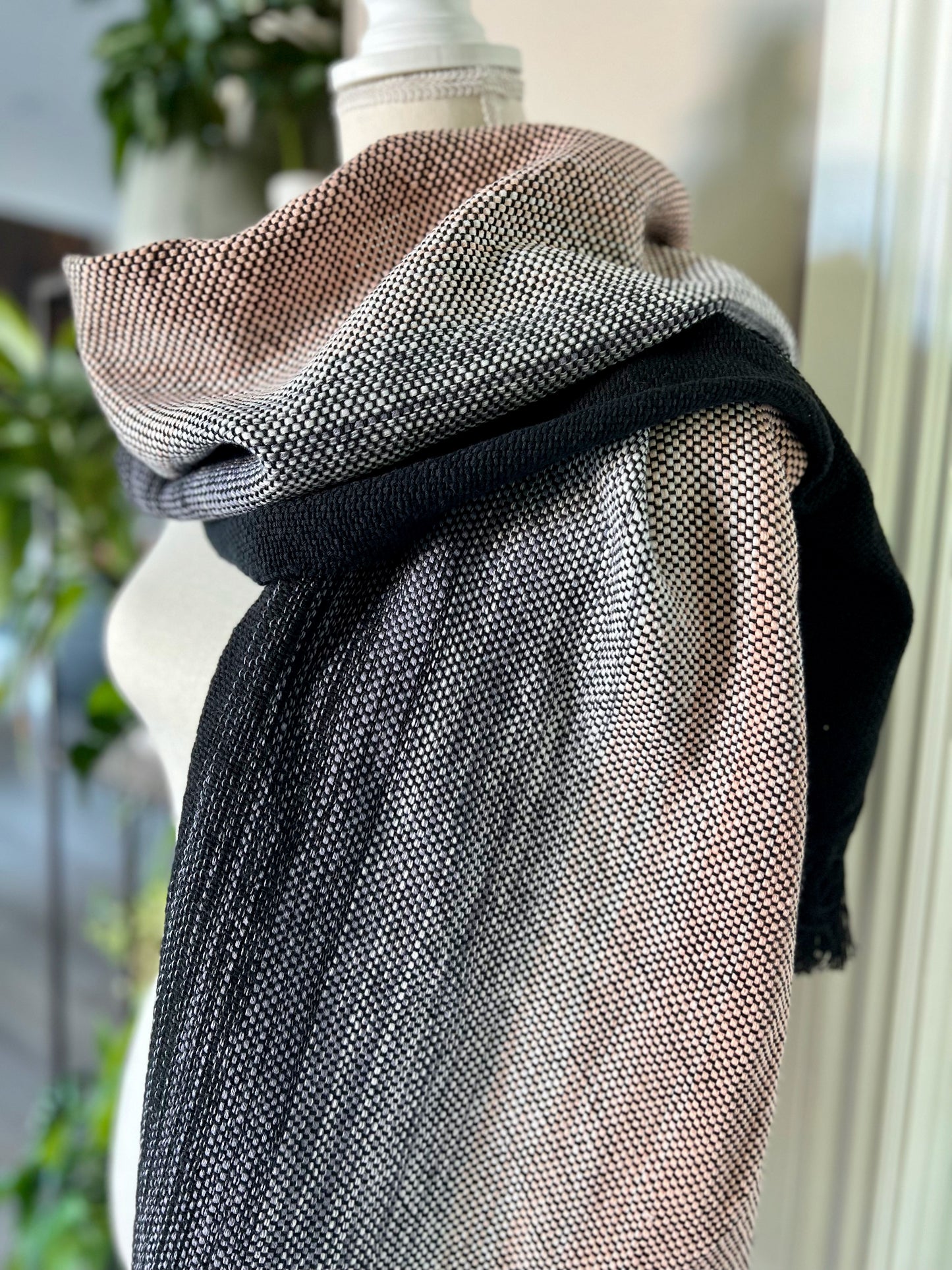 Black Swan Cotton Ombre Wrap