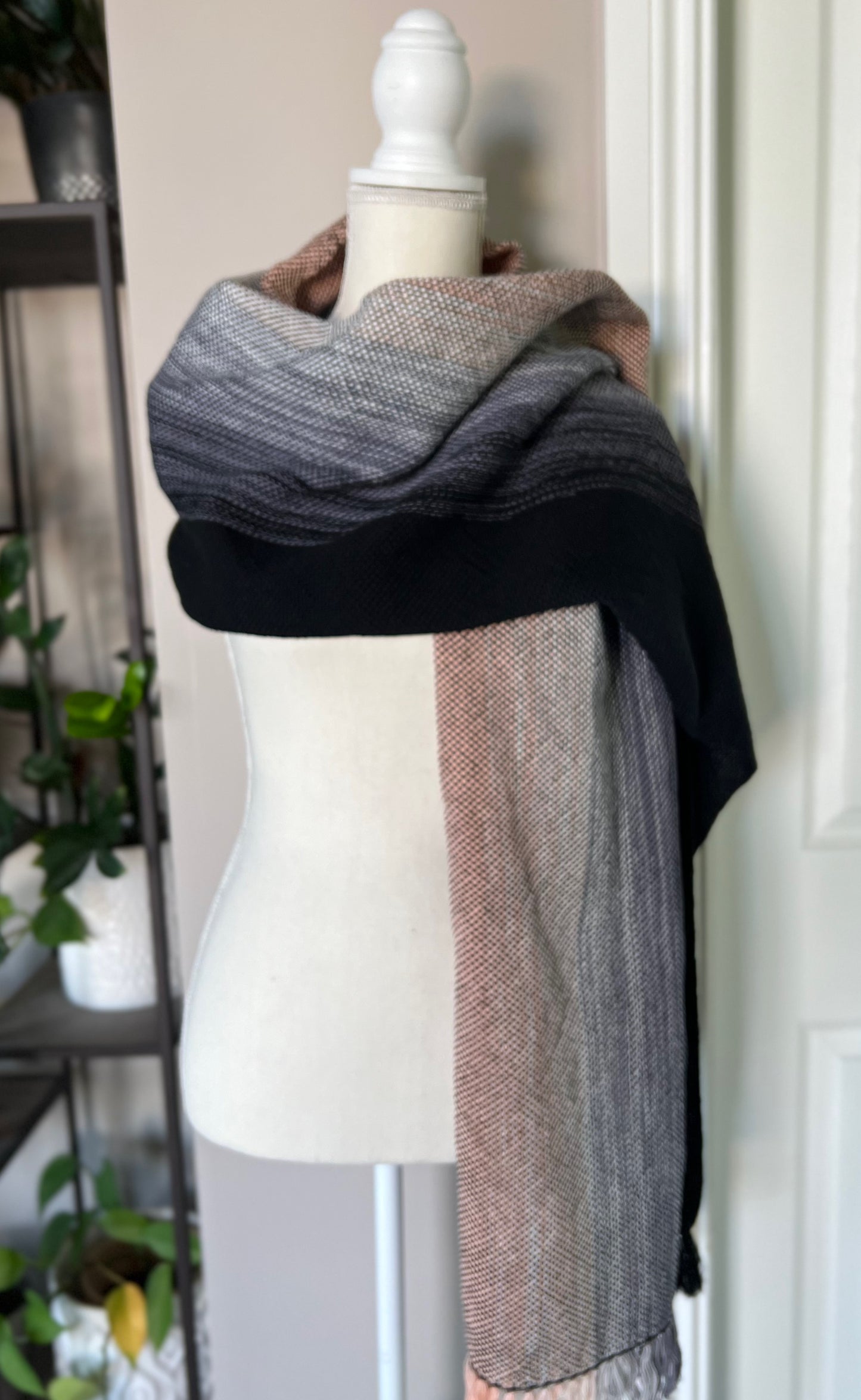 Black Swan Cotton Ombre Wrap