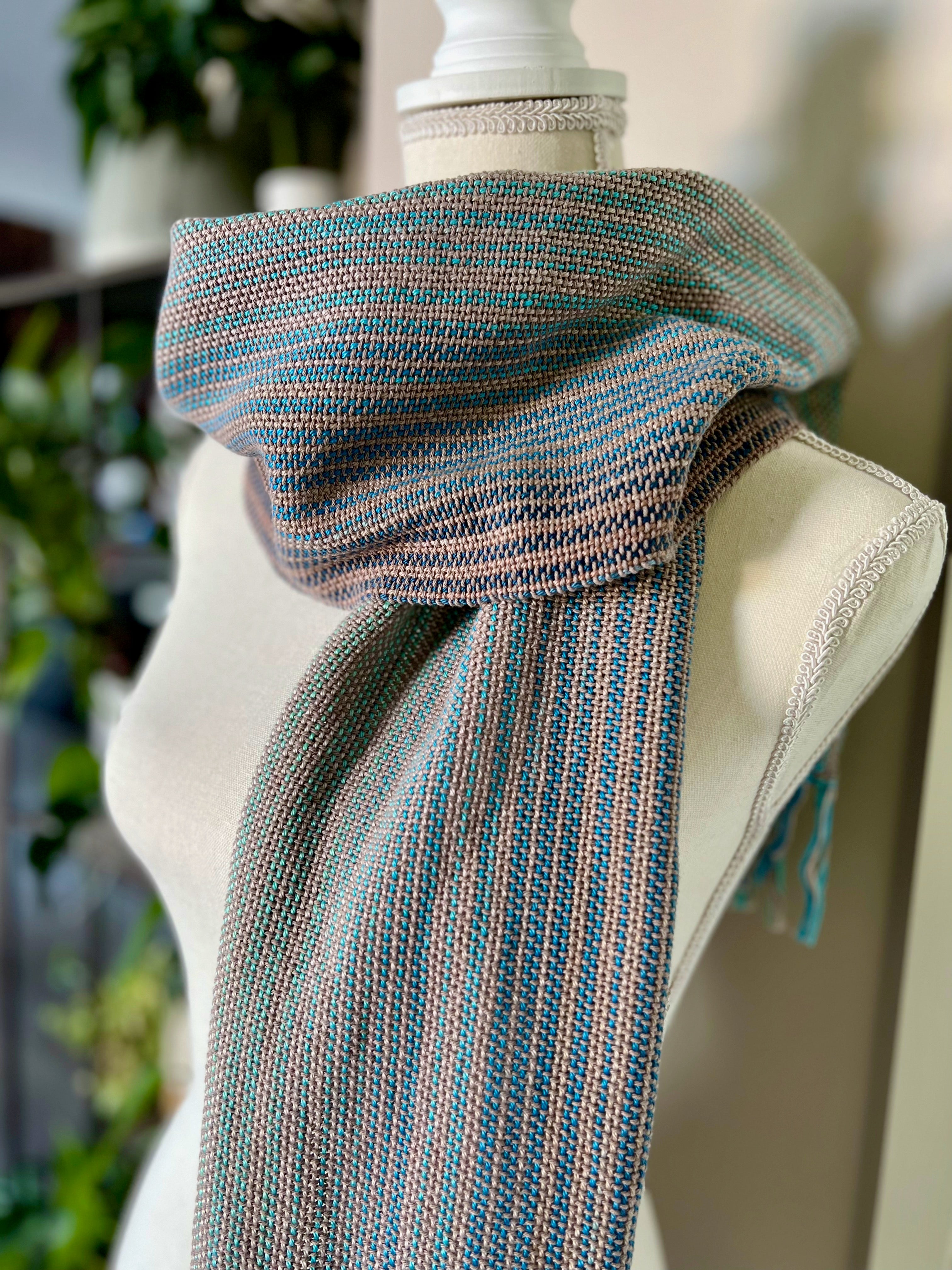 Beach Path Cotton Scarf – OTTERWOVEN