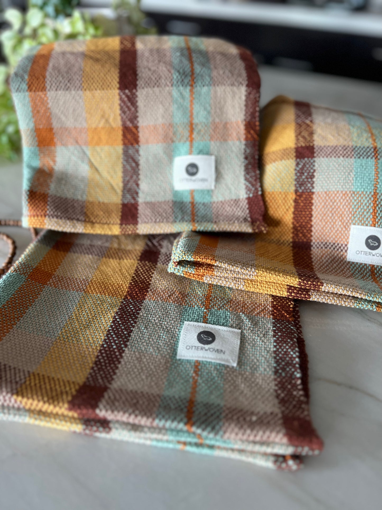 Tuscan Fall Plaid Towels