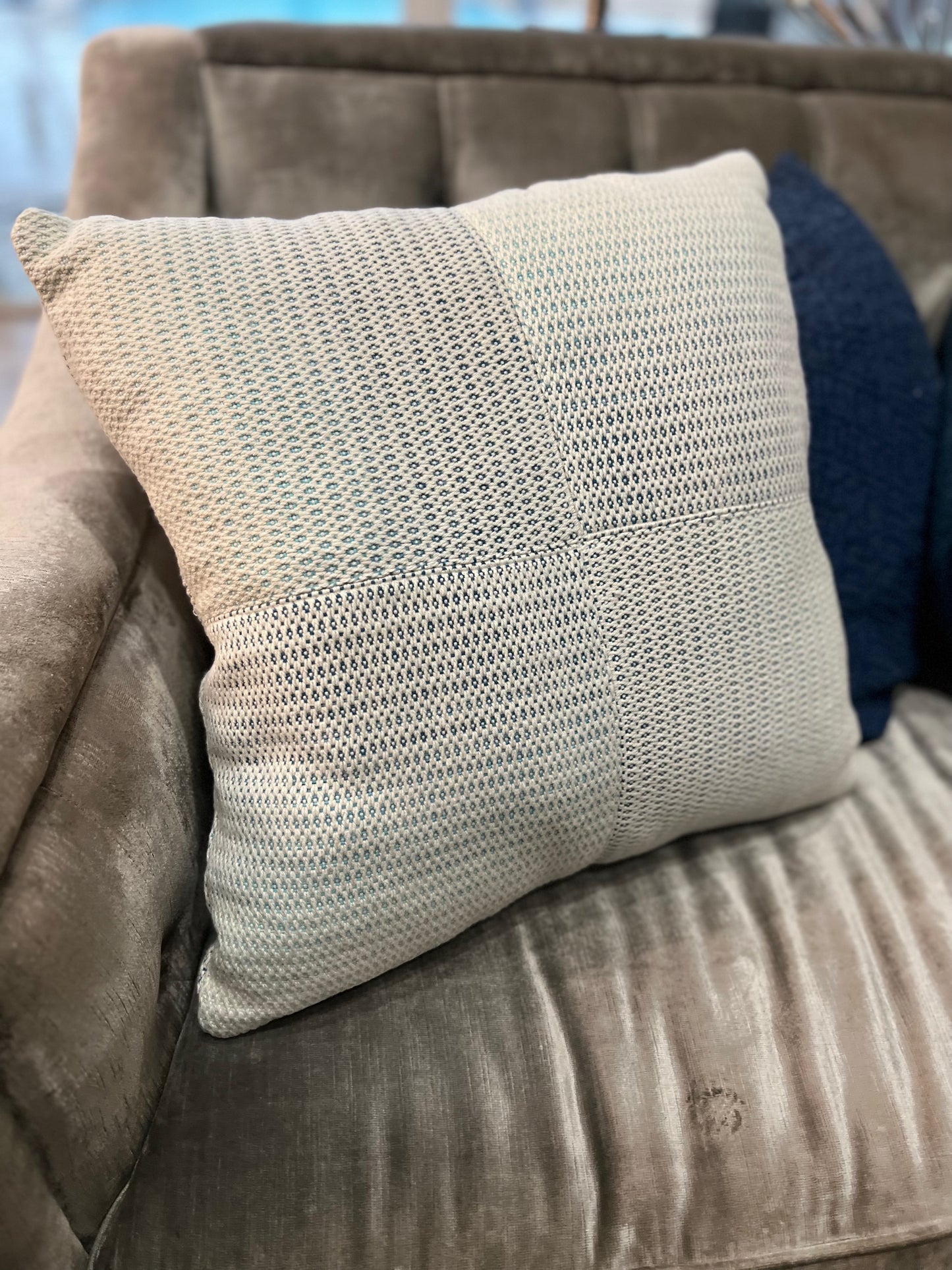 Ombre Block Pillow Cover & Insert