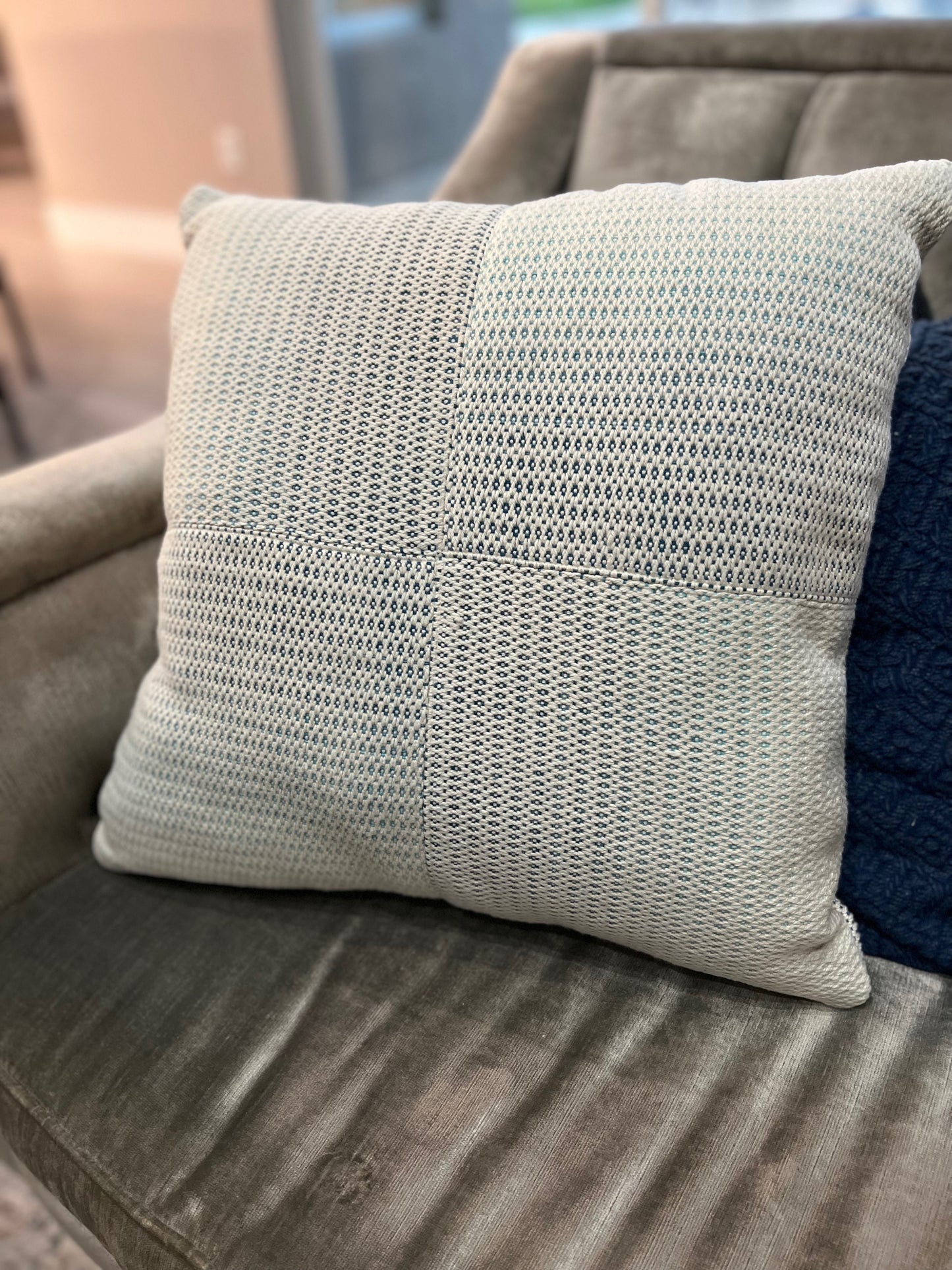 Ombre Block Pillow Cover & Insert