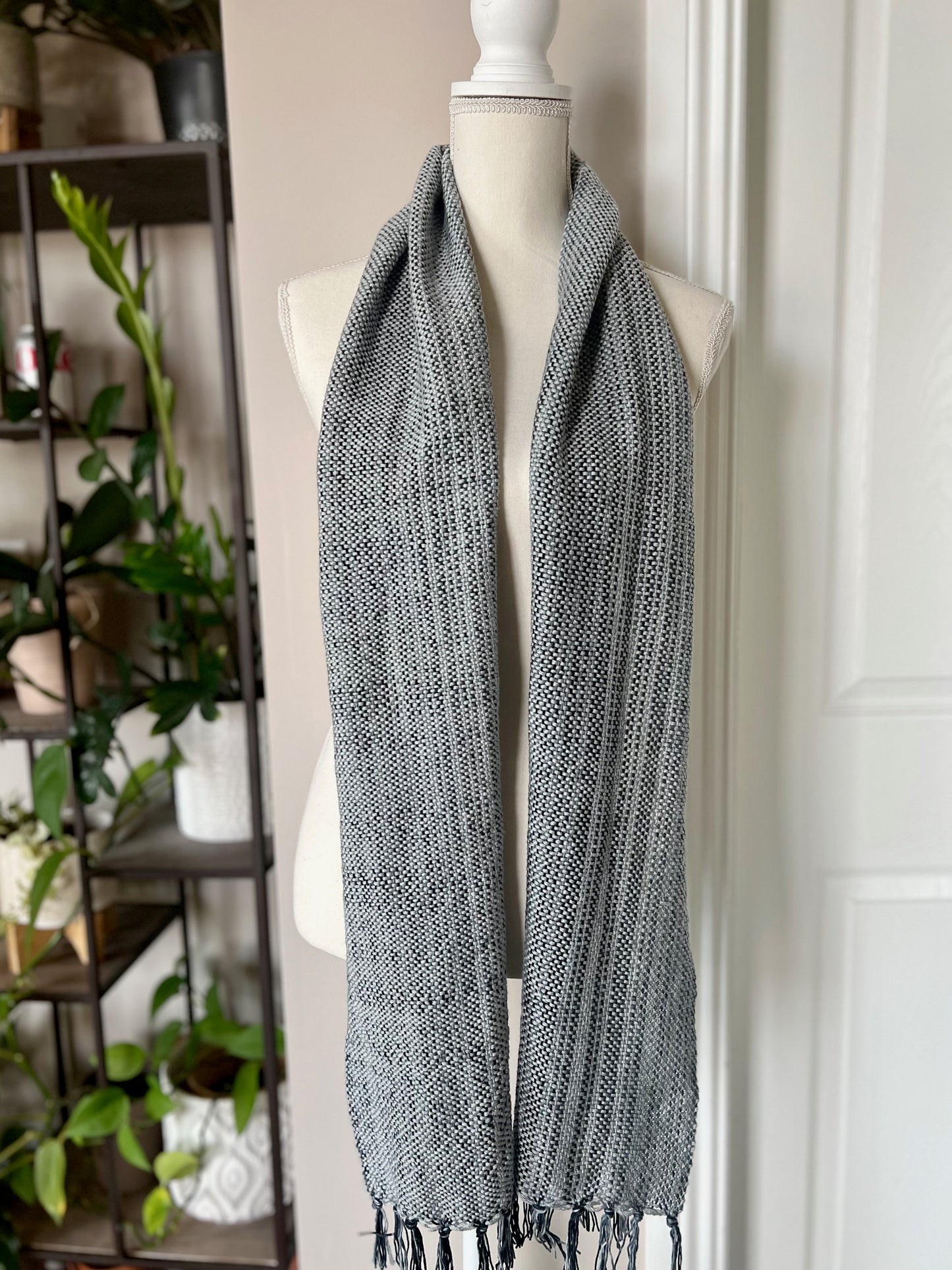 Silver Bells Cotton Scarf