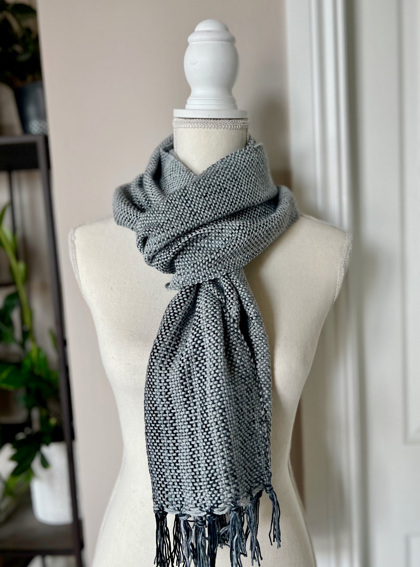 Silver Bells Cotton Scarf