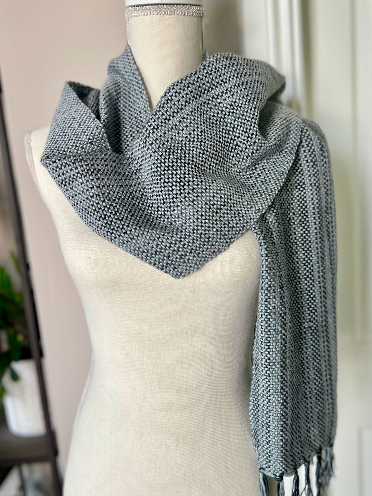 Silver Bells Cotton Scarf