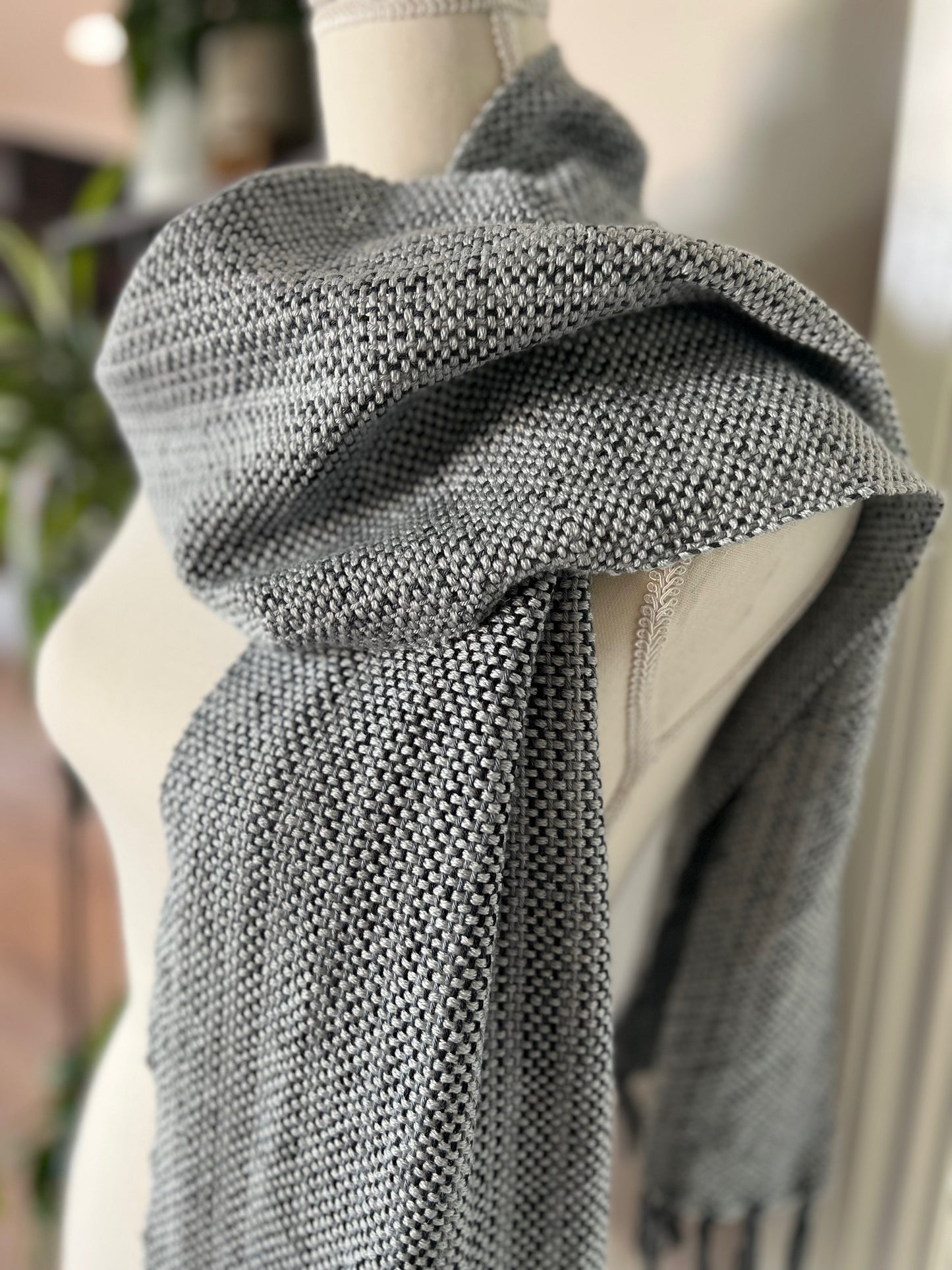 Silver Bells Cotton Scarf