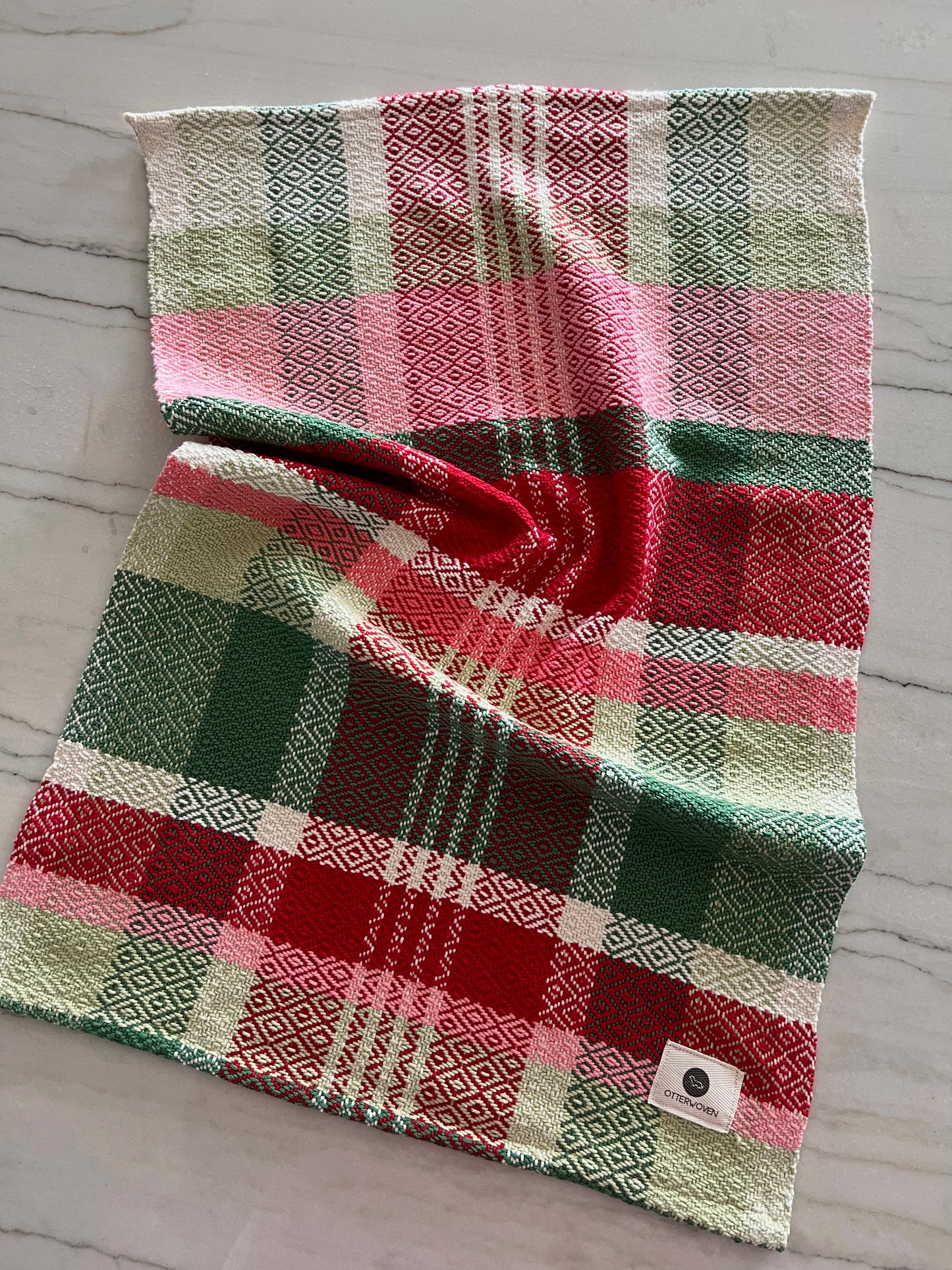 Christmas Twill Towels - Red, Green & Pink 2023