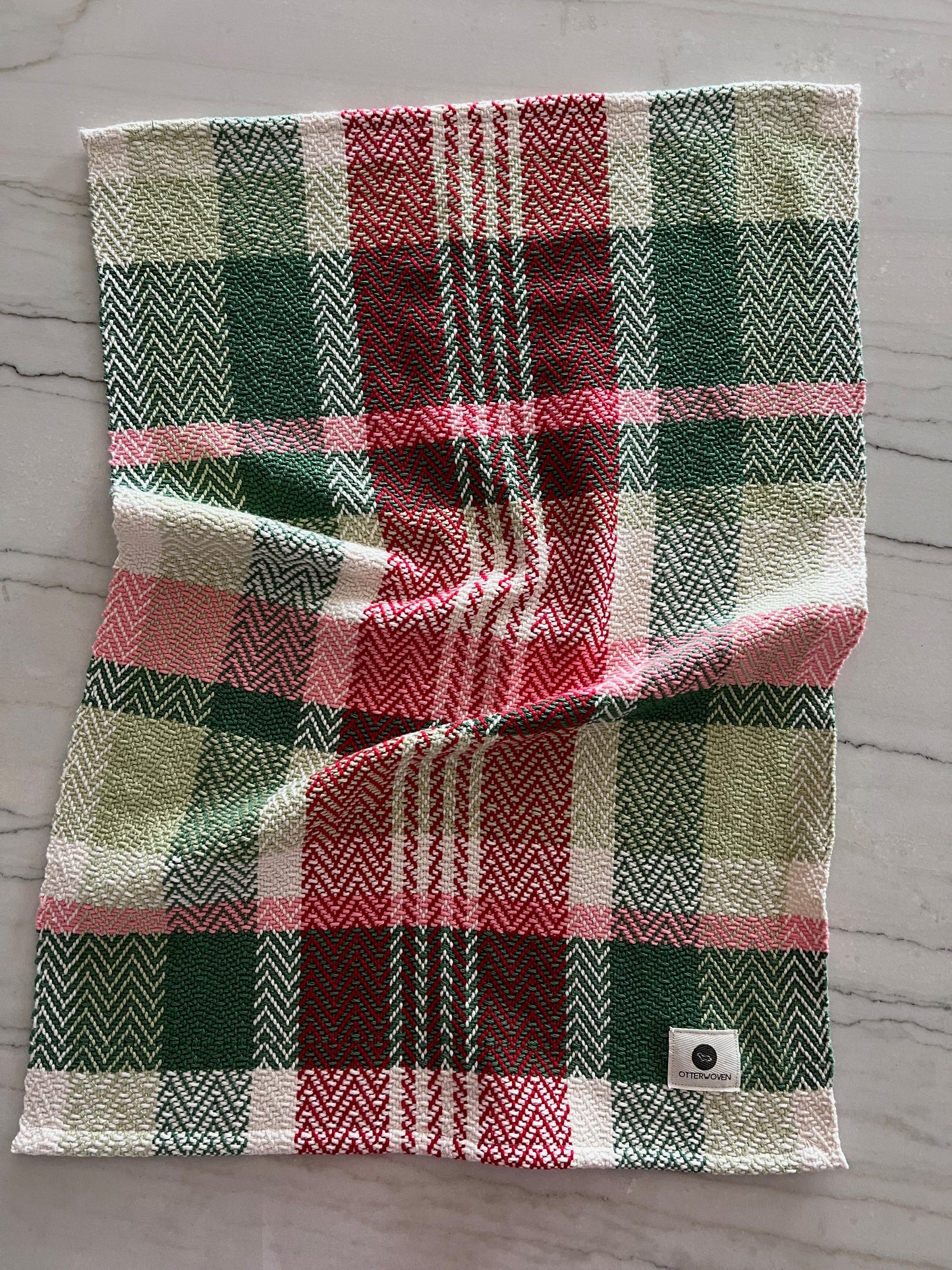 Christmas Twill Towels - Red, Green & Pink 2023