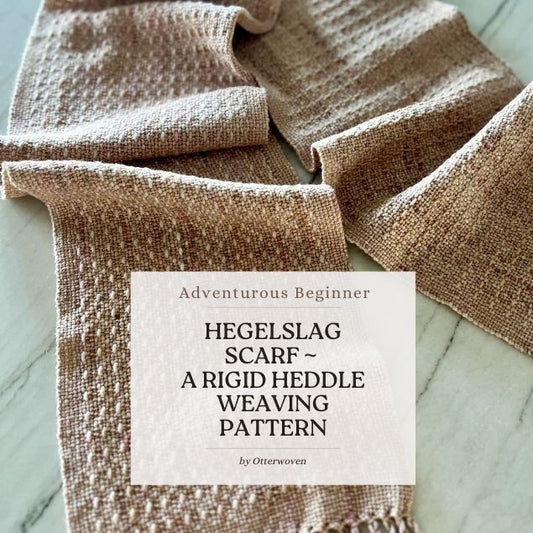 Rigid Heddle Weaving Pattern - Hagelslag Scarf