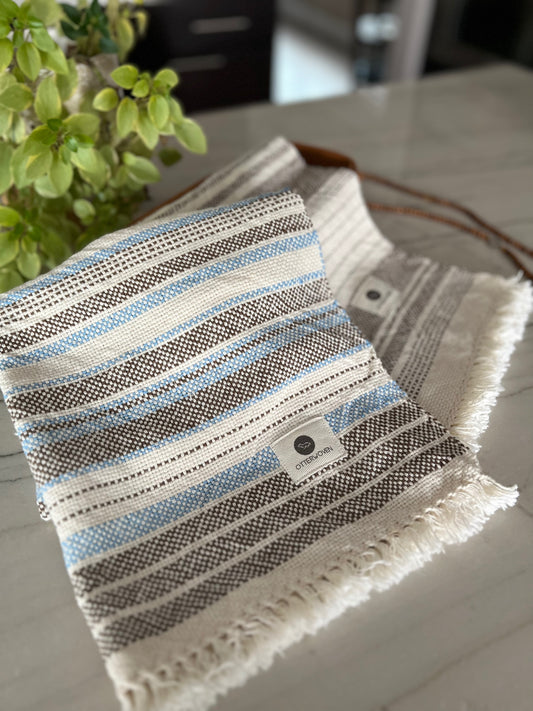 Spring Boho Striped Towels