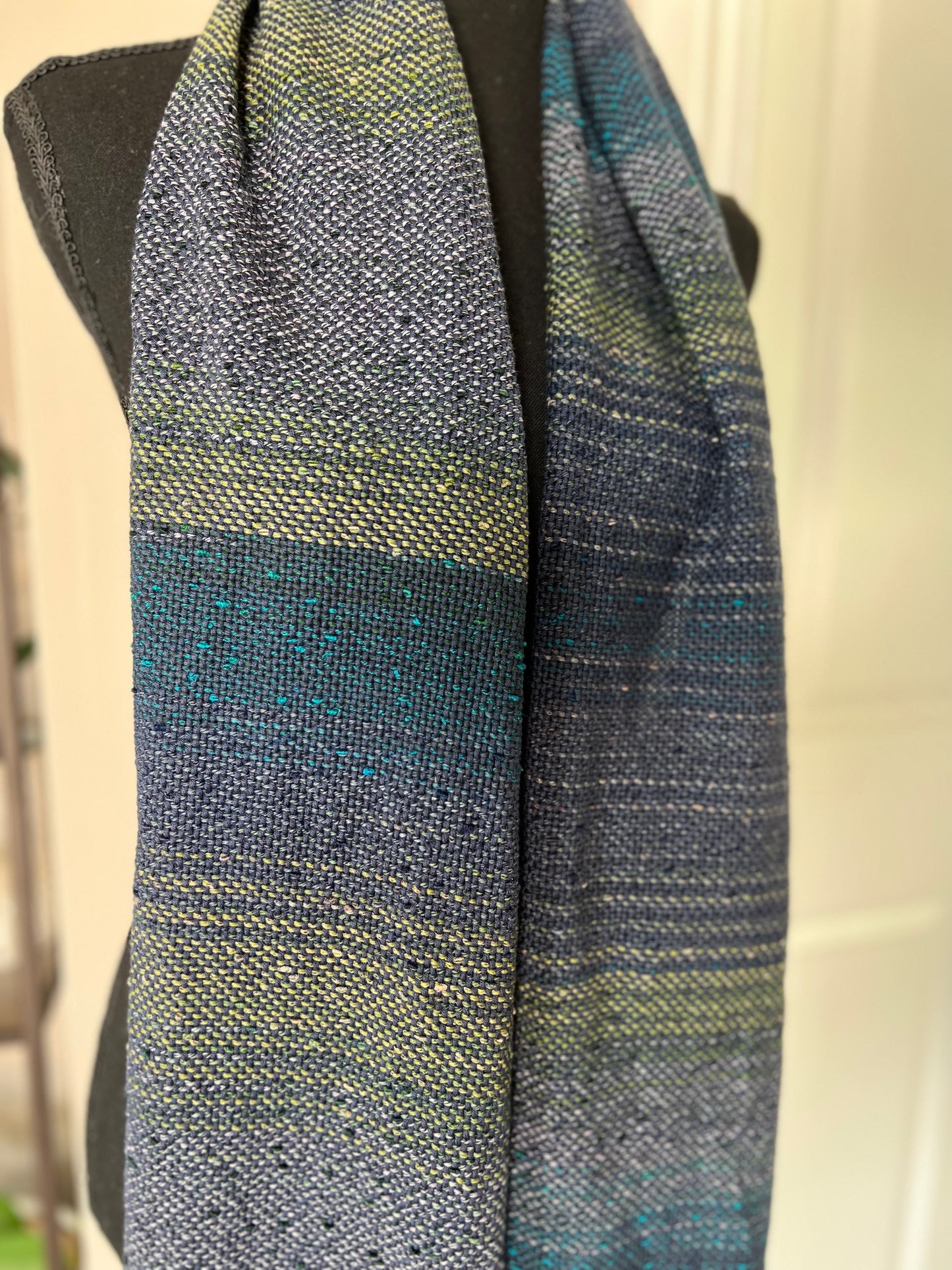 Peacock Stripe Scarf