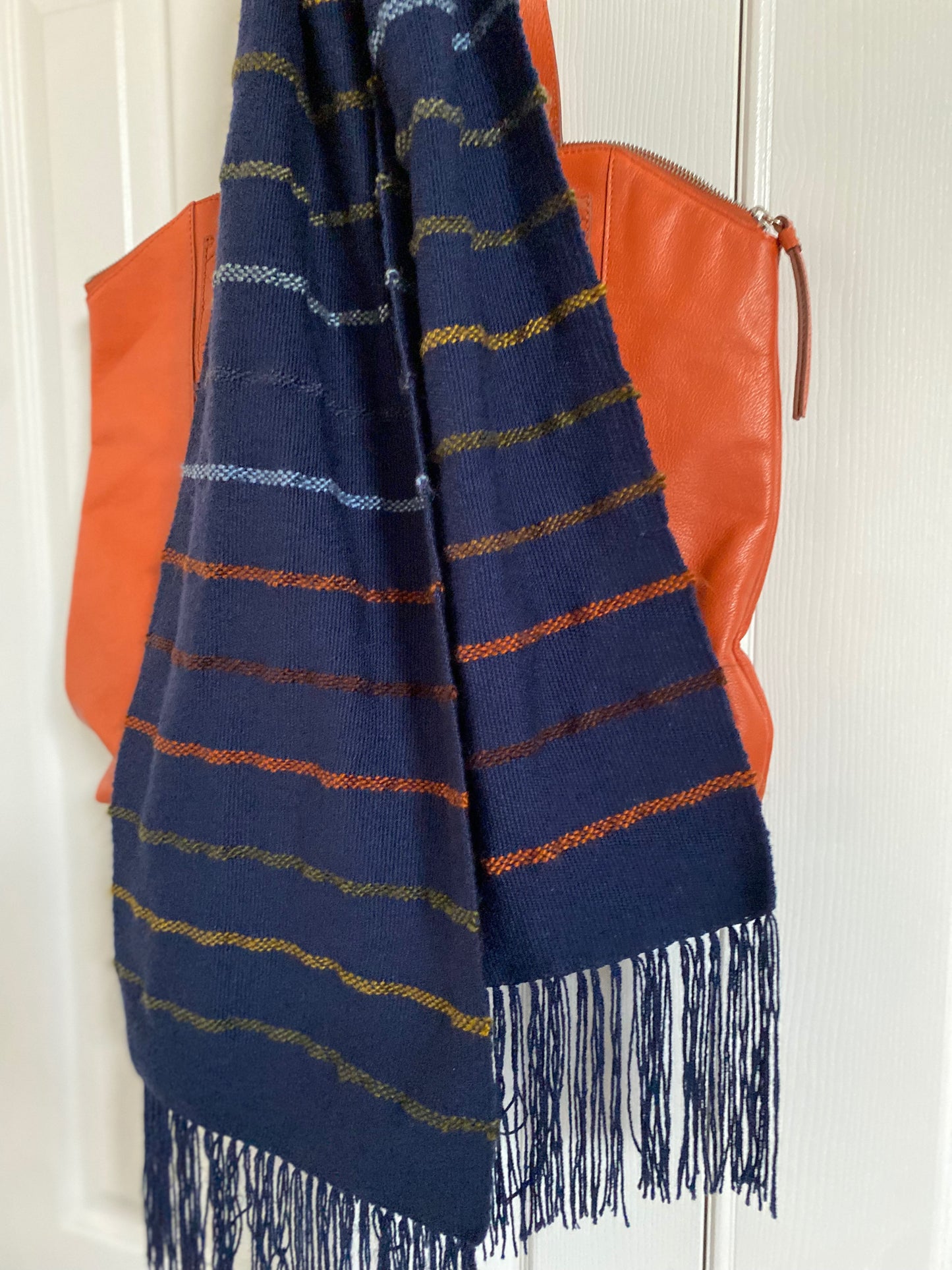 Preppy Striped Scarf