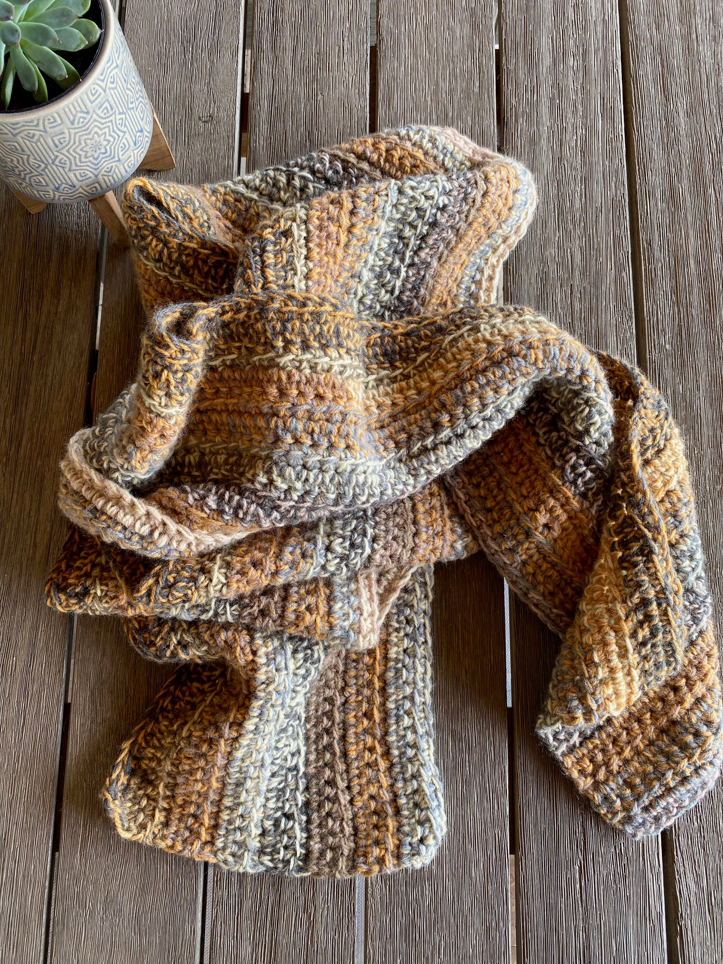 Chunky Crochet Scarf