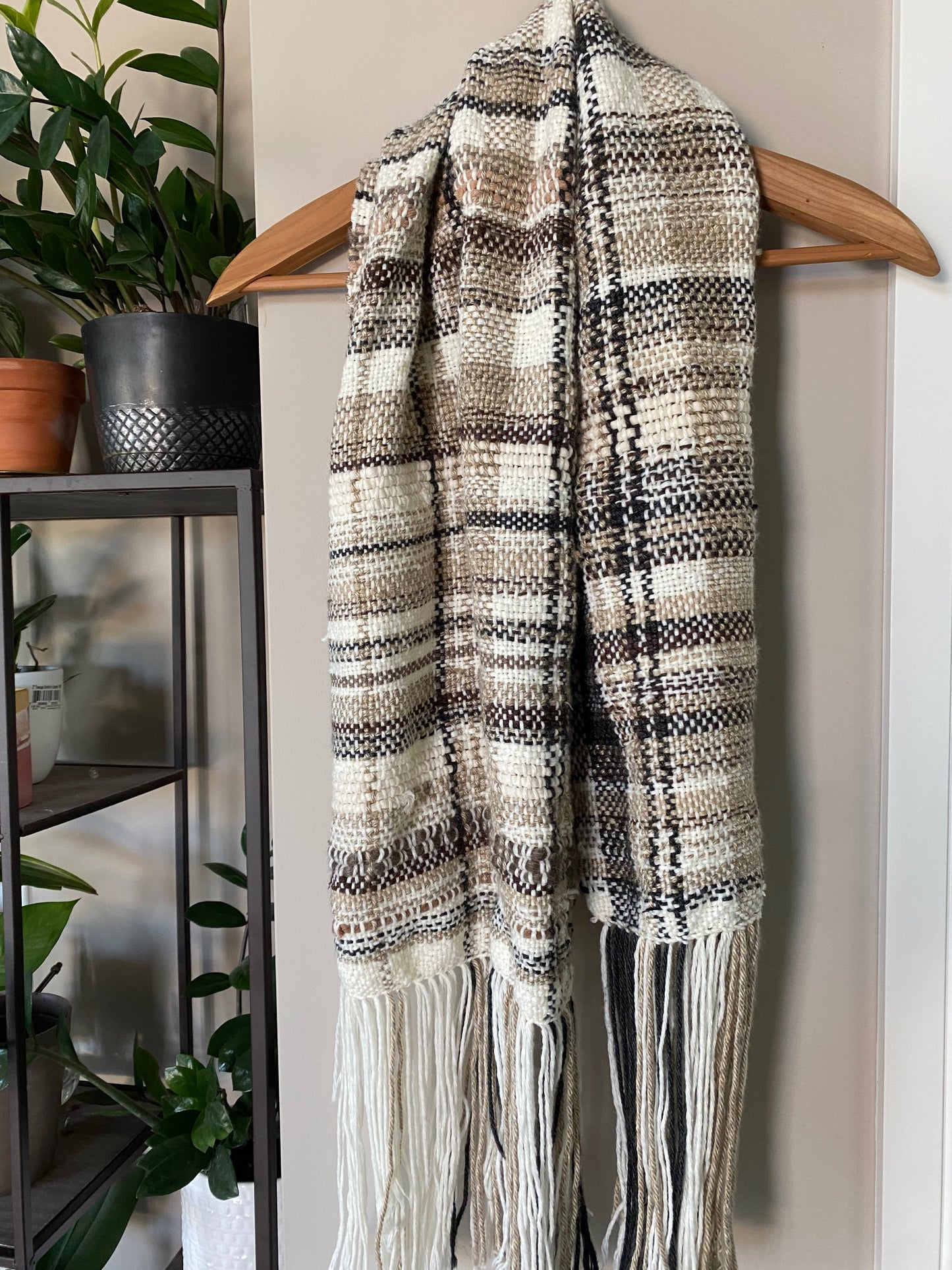 Plaid Scarf in Acorn