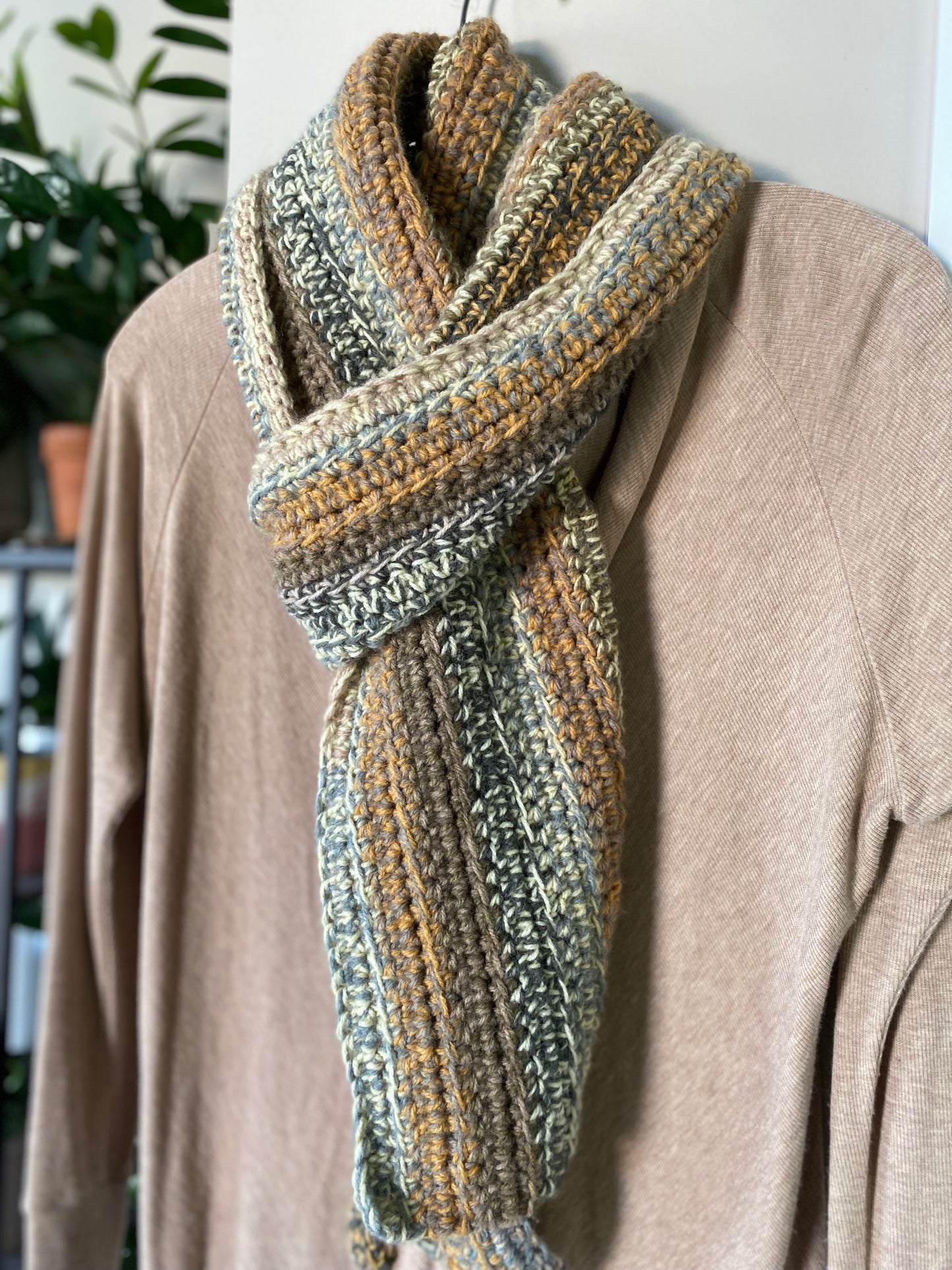 Chunky Crochet Scarf