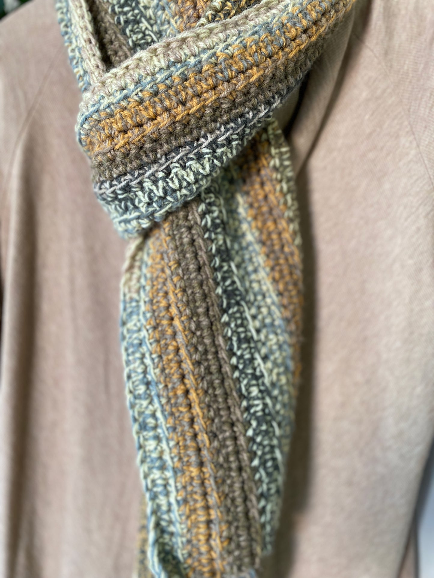 Chunky Crochet Scarf