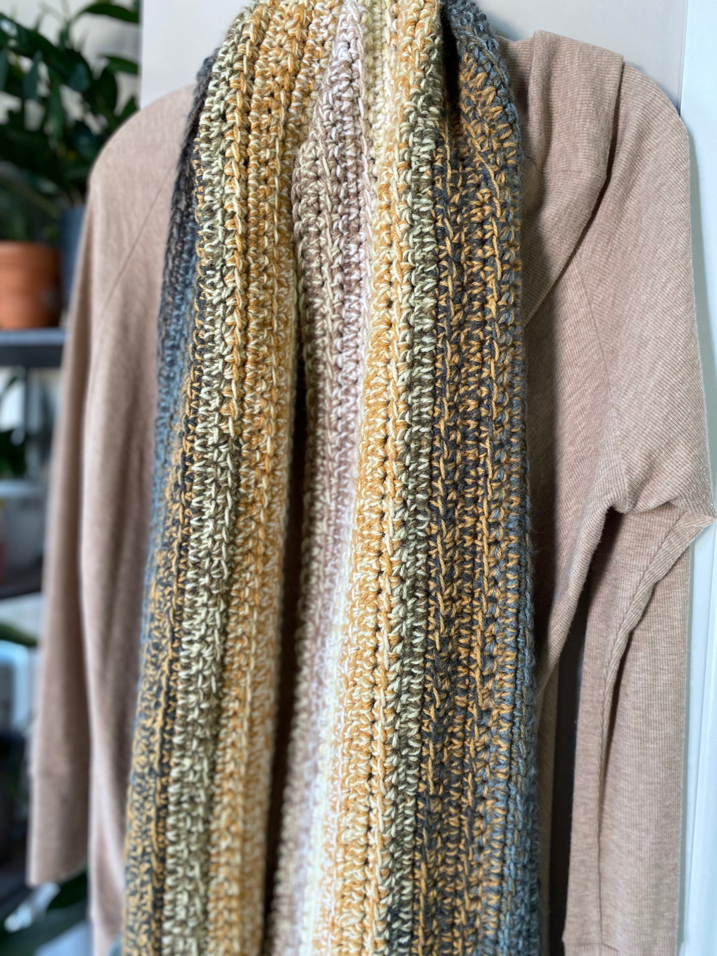 Chunky Crochet Scarf