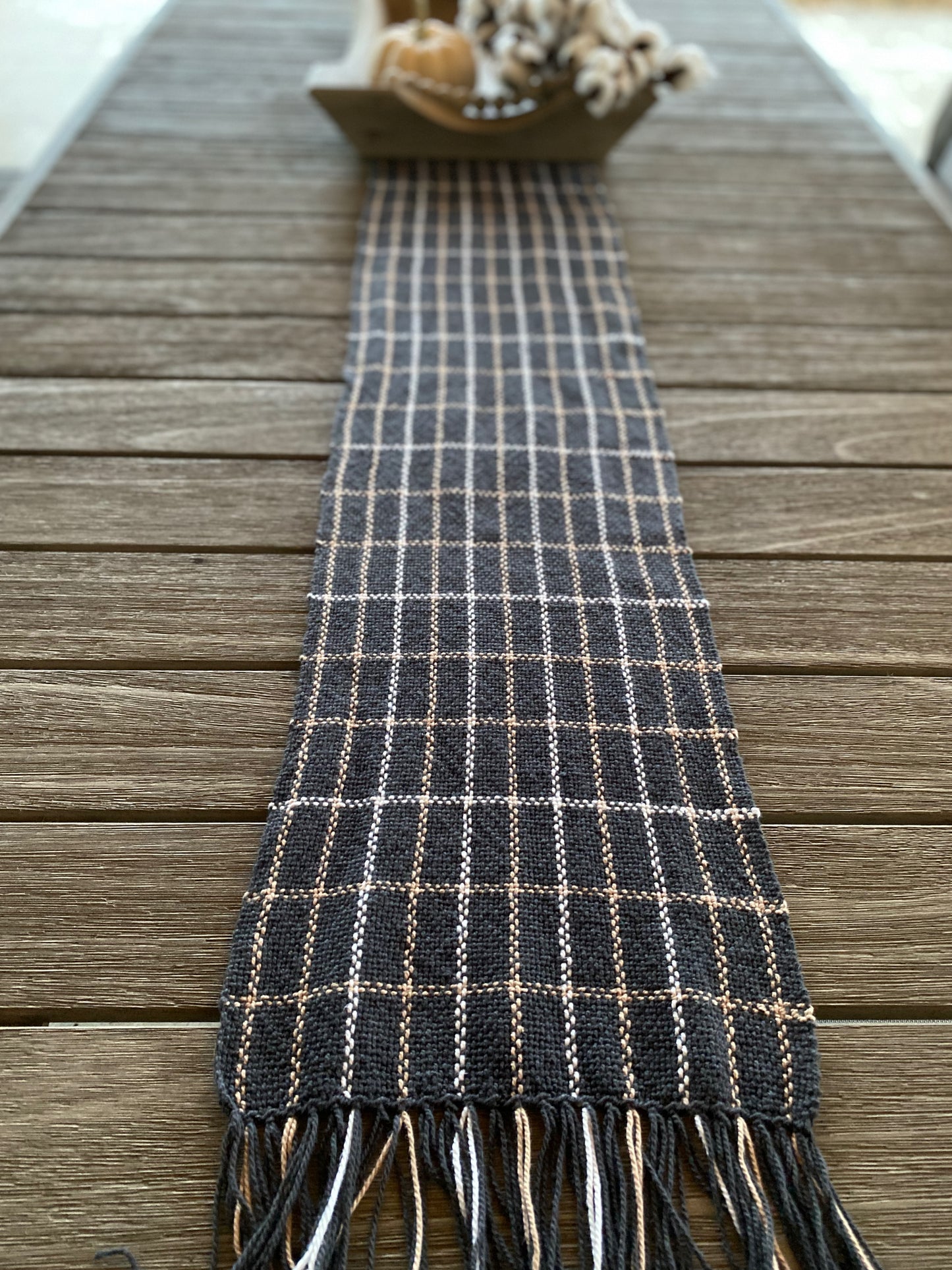 Rigid Heddle Weaving Pattern - Checkered Table Runner