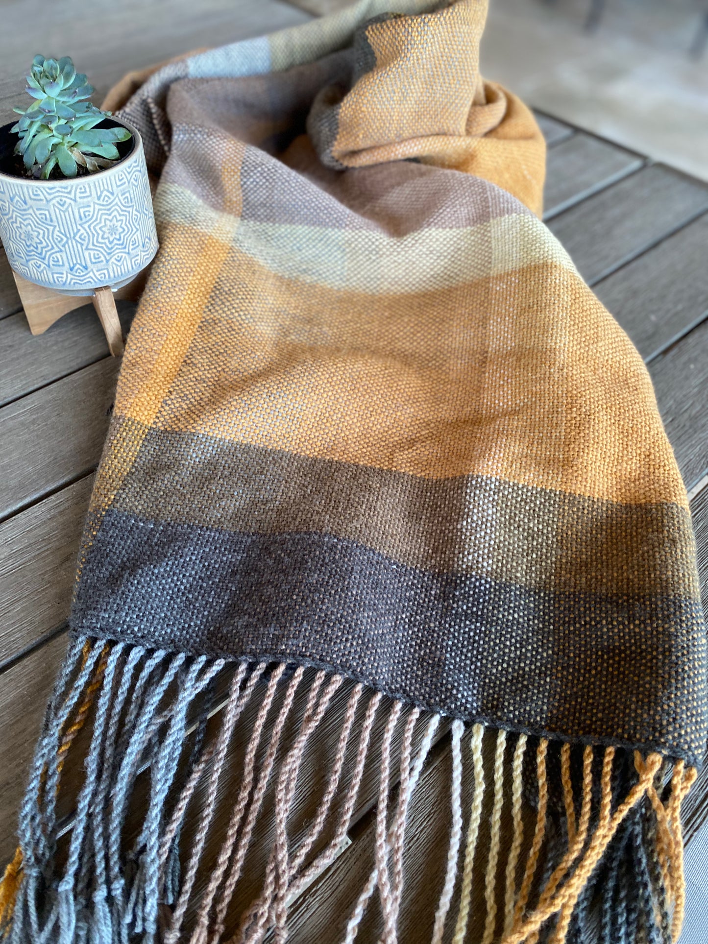 Shadow Gold Blanket Wrap