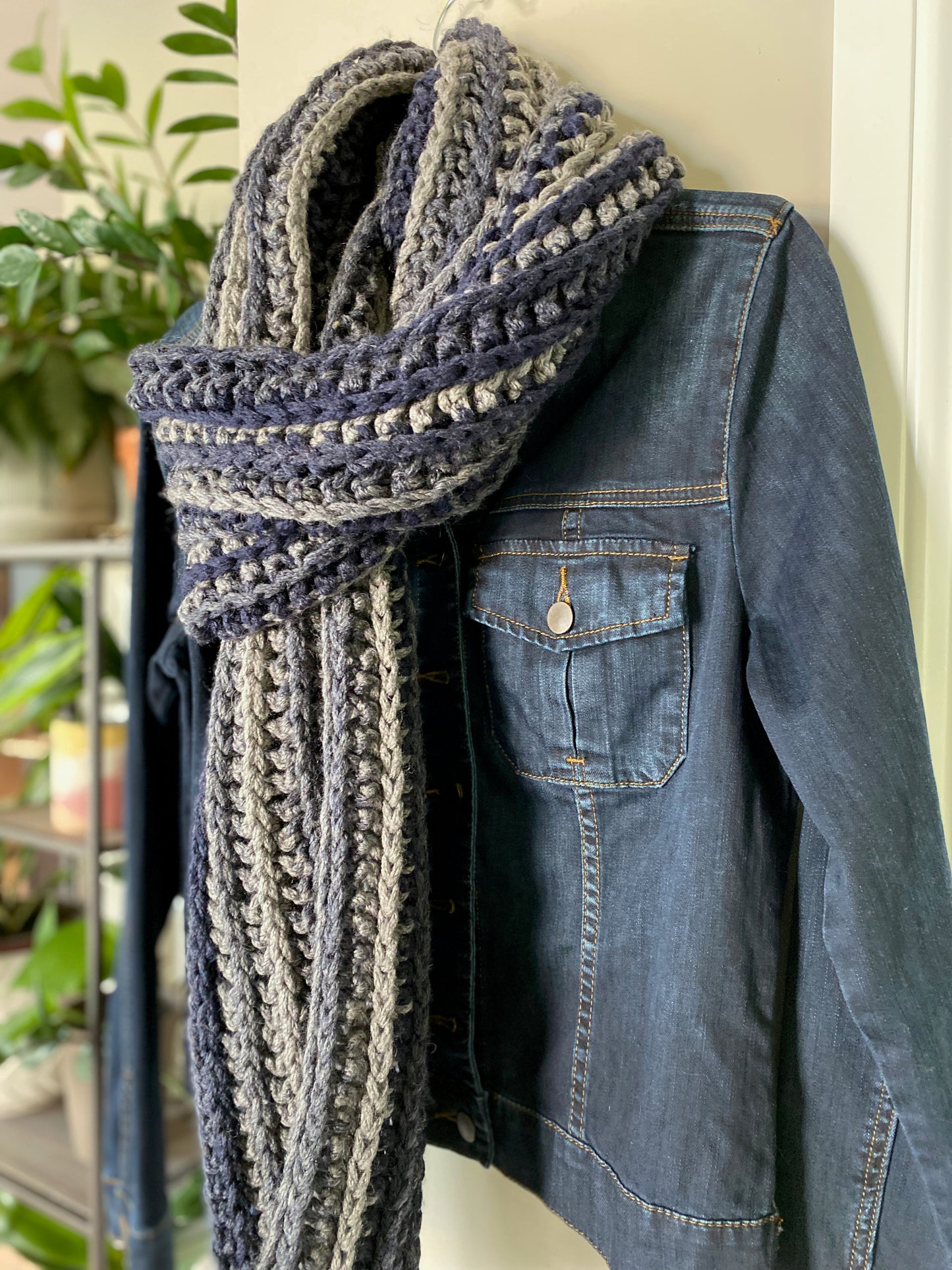 University Crochet Scarf