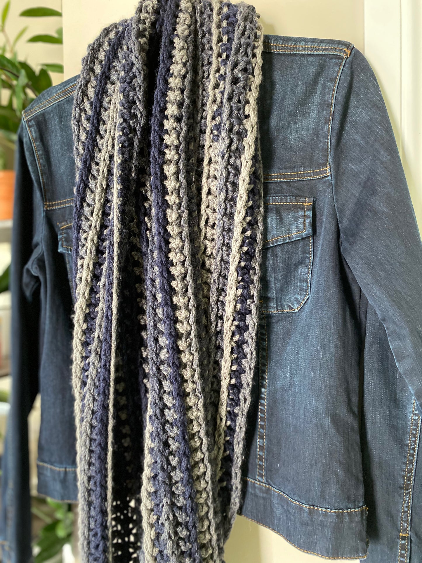 University Crochet Scarf